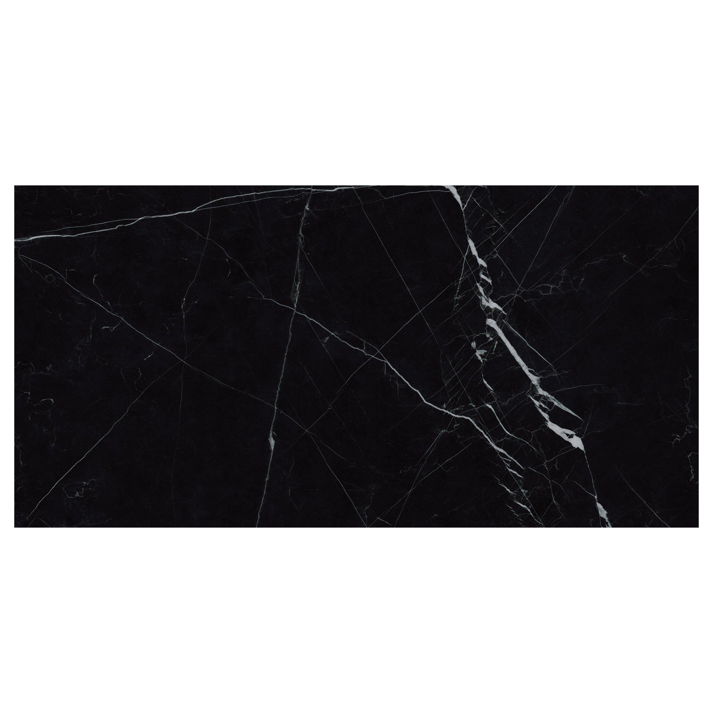 Fiume Lena Matte Porcelain Tile - Black Tile | Floor and Decor