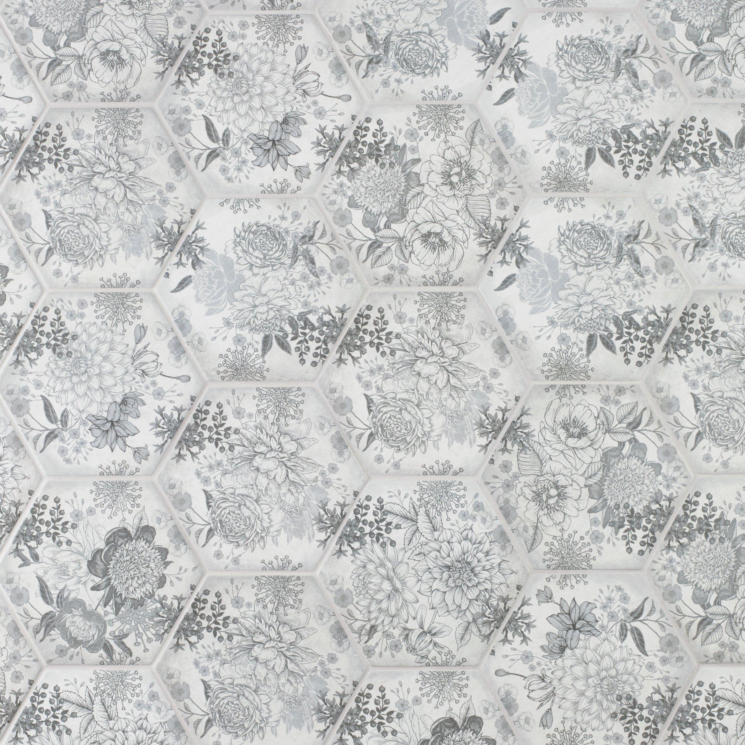 Nora Hexagon Porcelain Tile