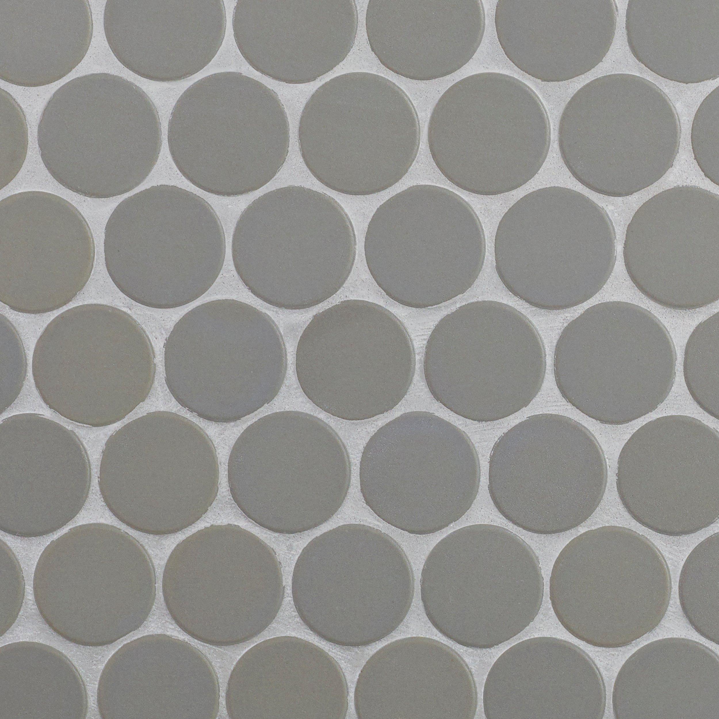 Mod Gray 2 in. Unglazed Porcelain Mosaic