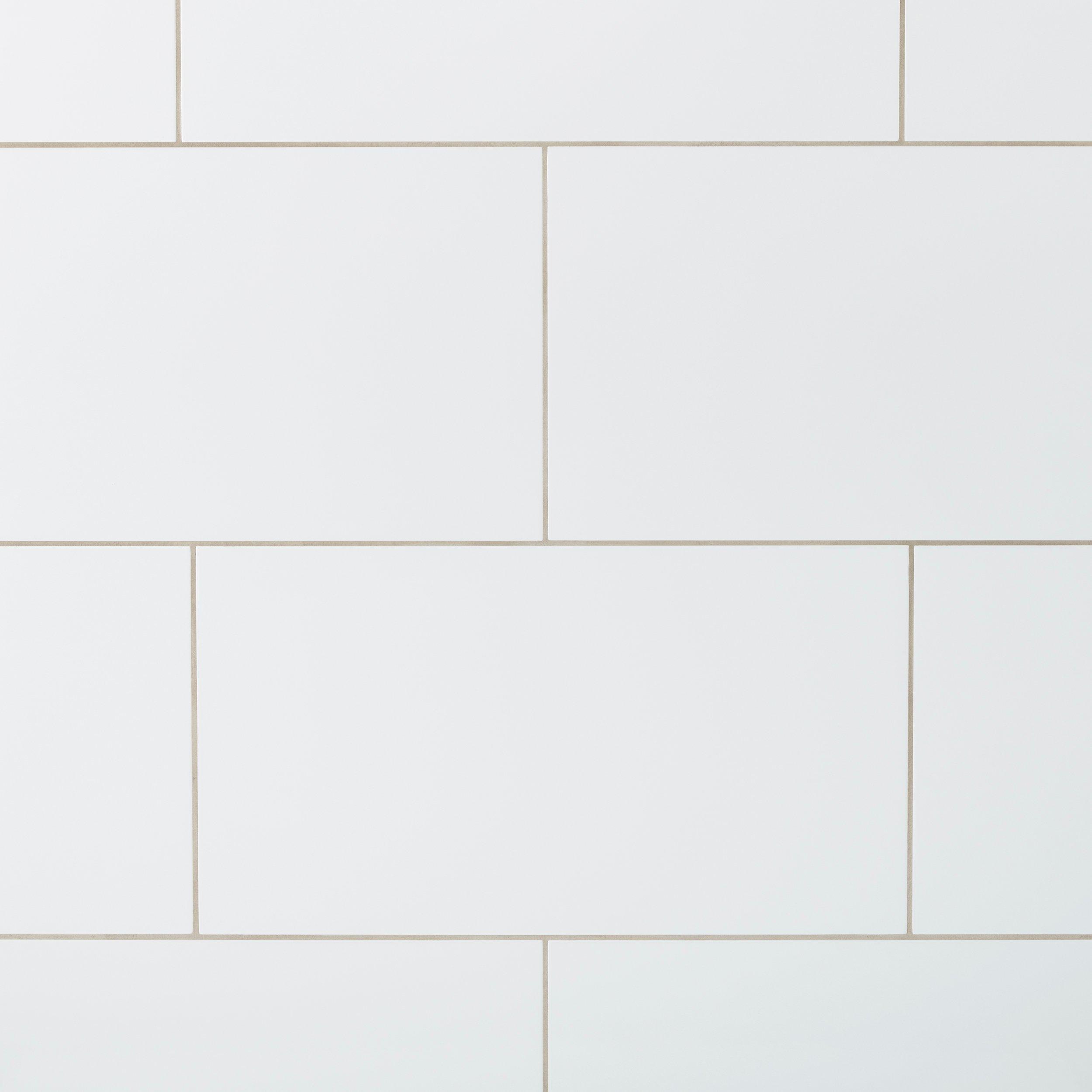 Bright White Glossy Wall Tile