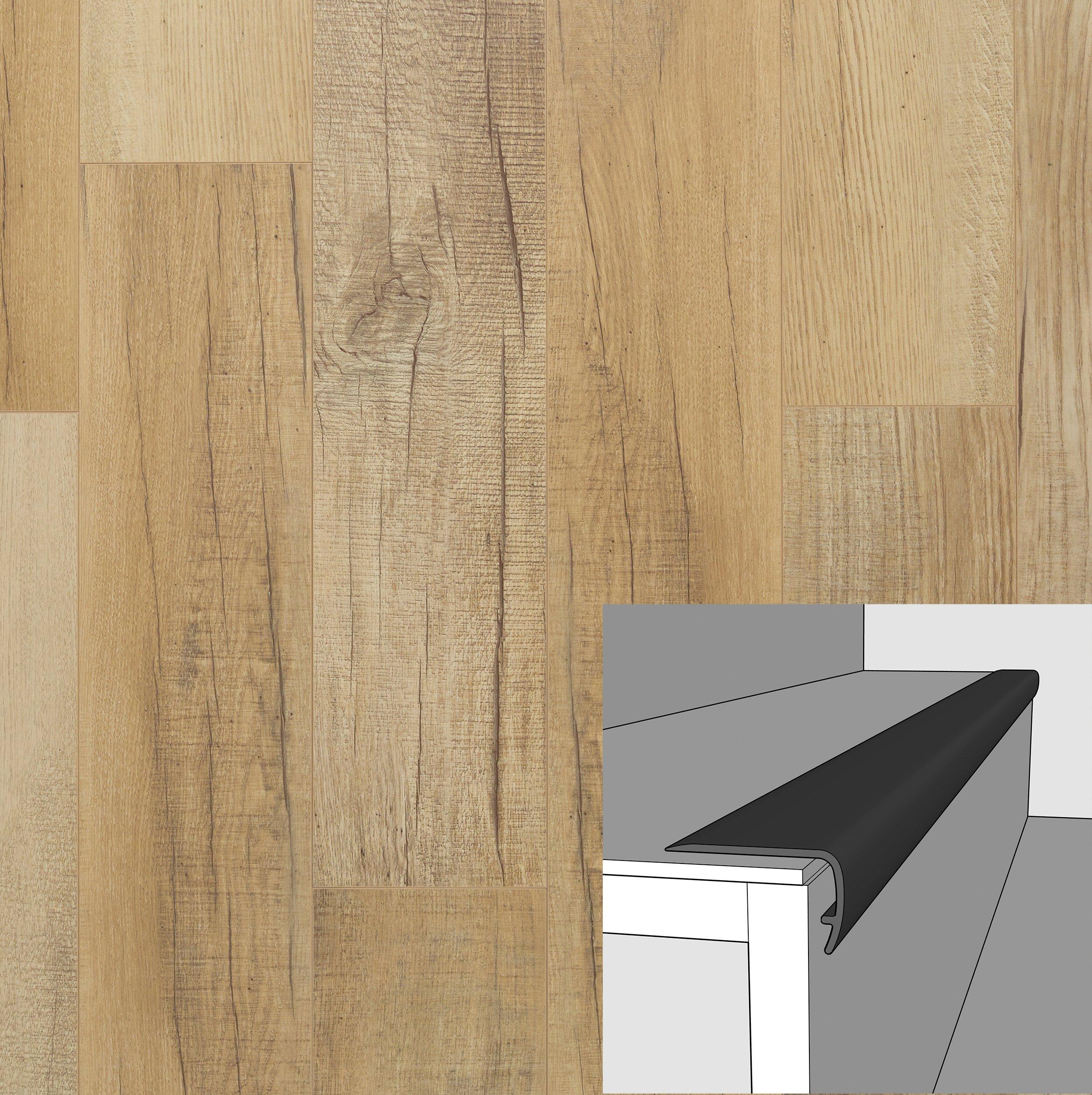 New Castle Carlisle 94in. Vinyl Overlapping Stairnose