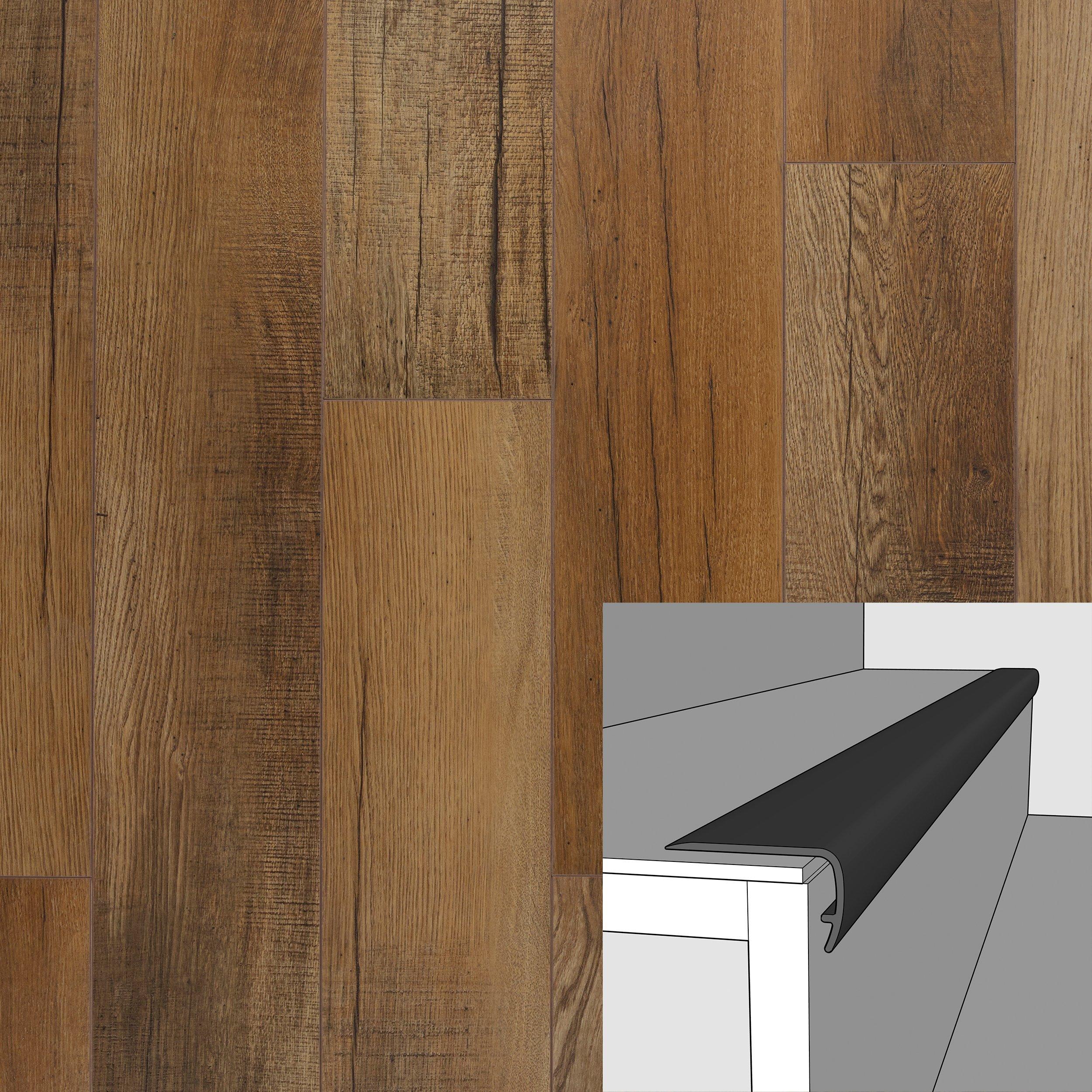 New Castle Kentmere 94in. Vinyl Overlapping Stair Nose