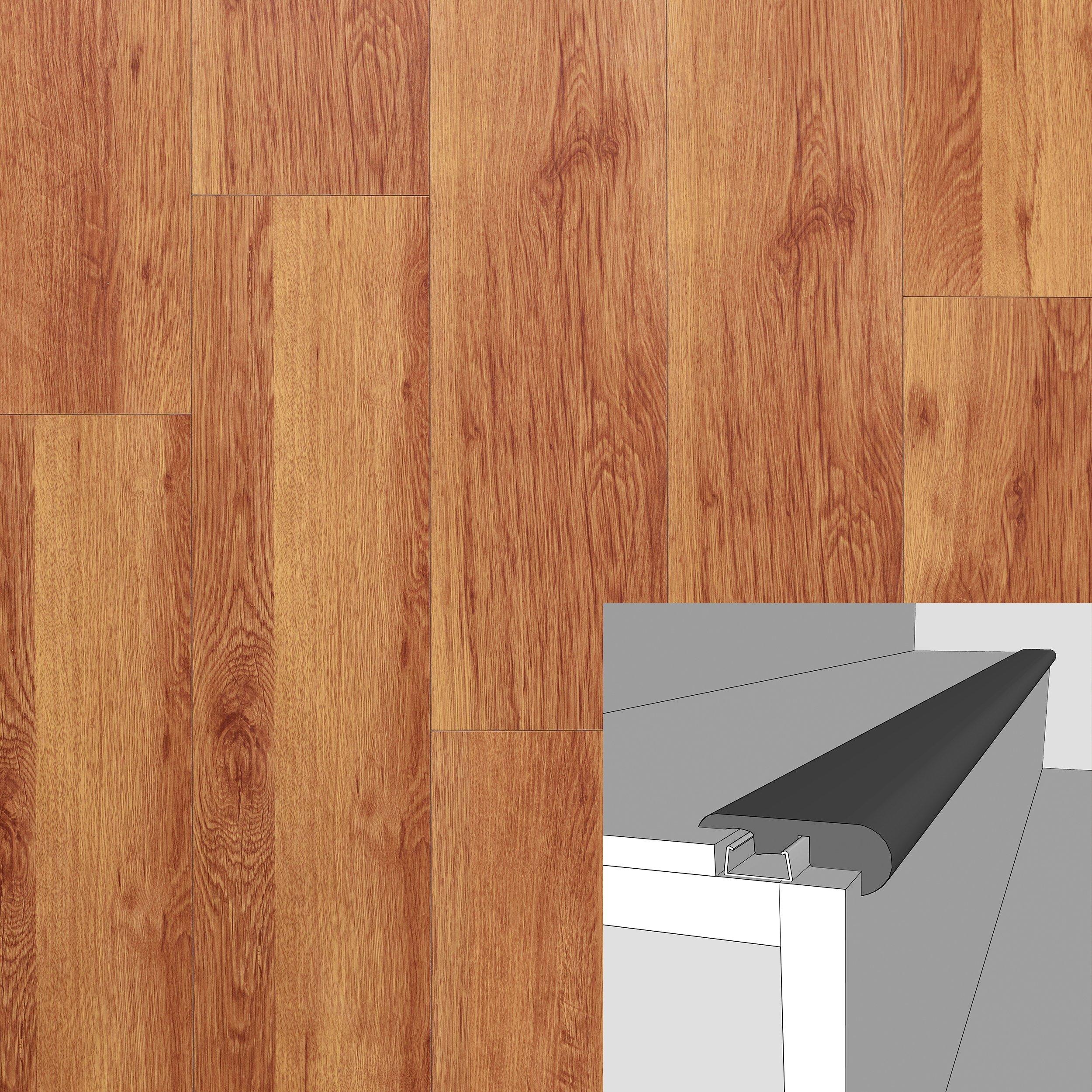 Ashland Grove 94in. Laminate Overlapping Stair Nose