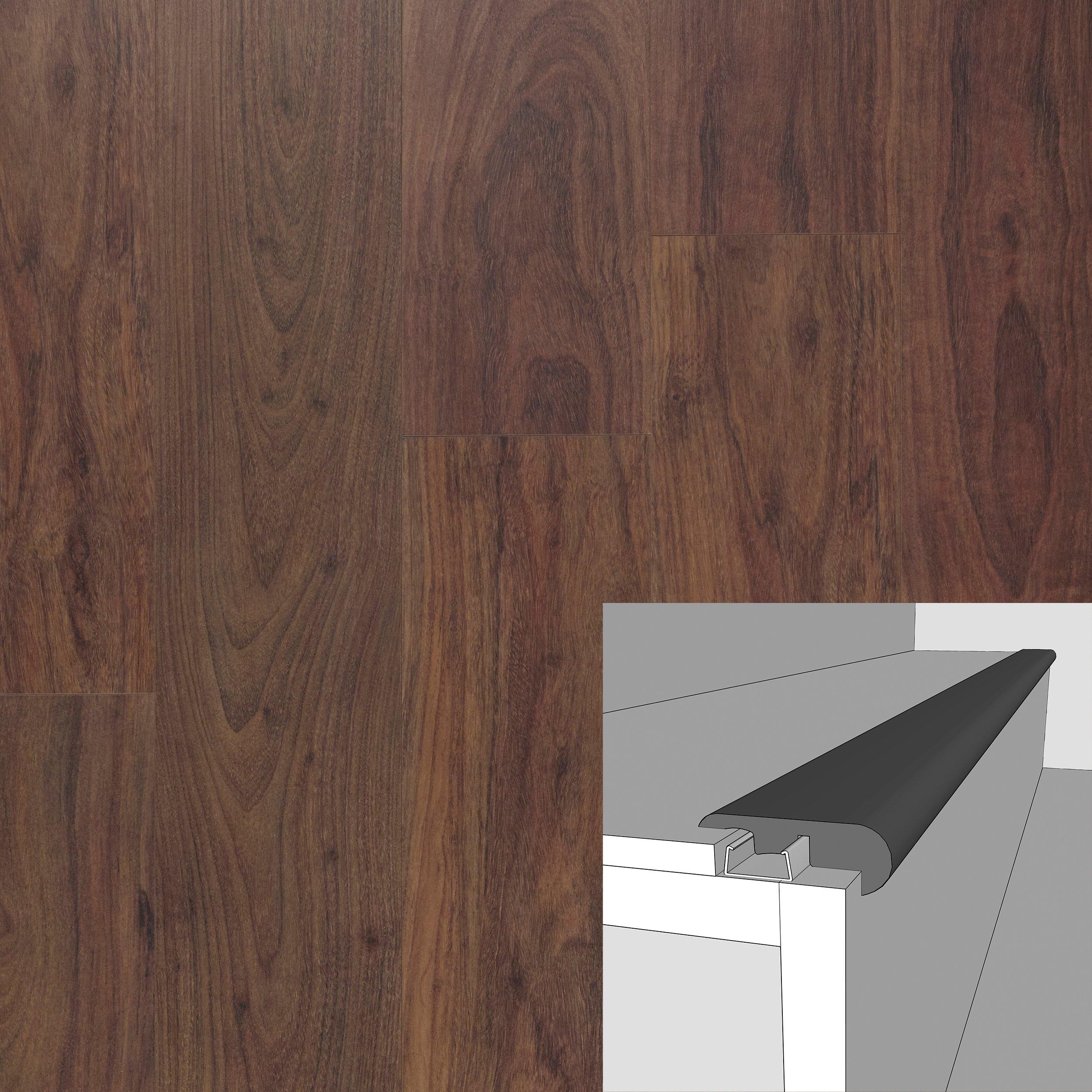 Tupelo Walk 94in. Laminate Overlapping Stair Nose
