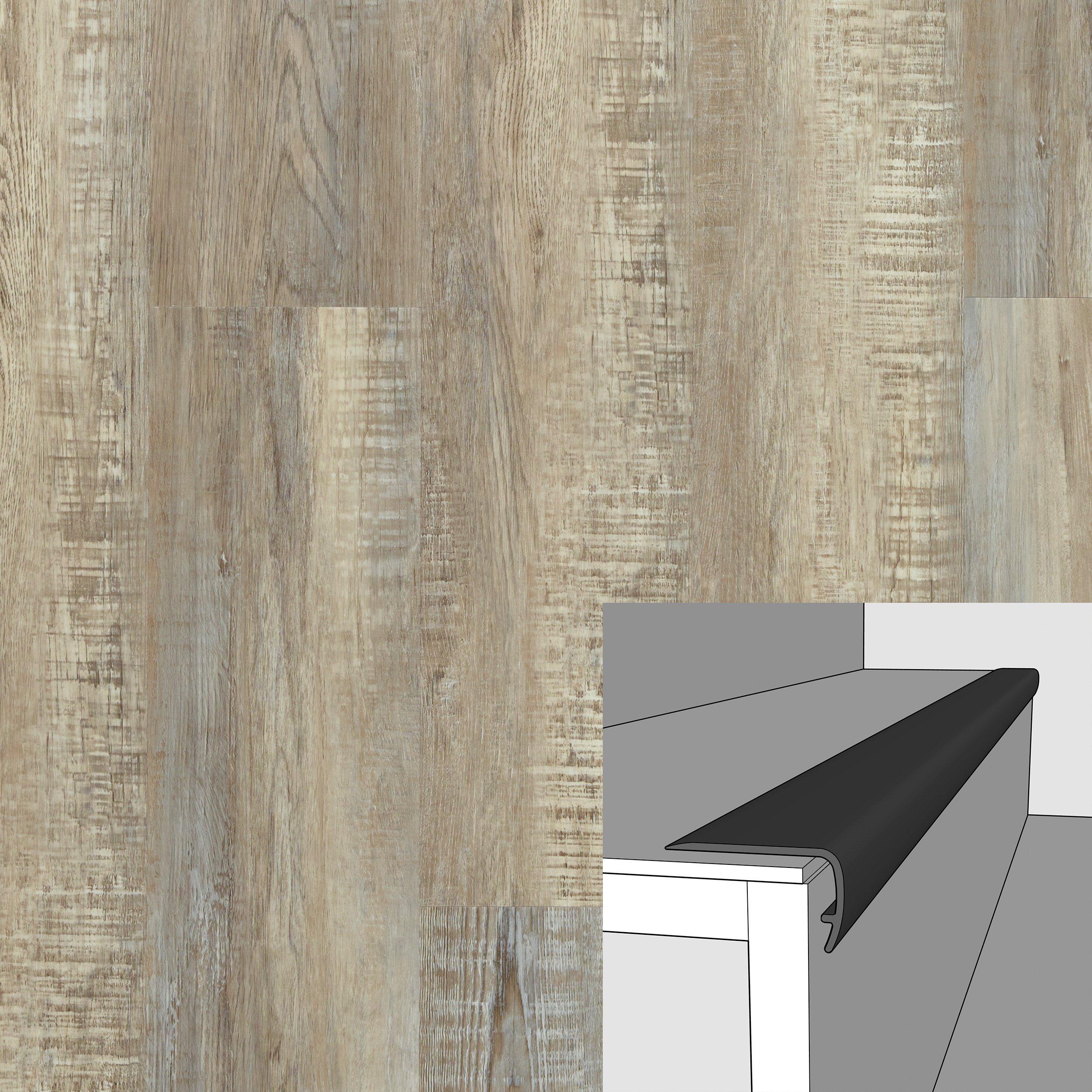 Cape Charles 94in. Vinyl Overlapping Stair Nose