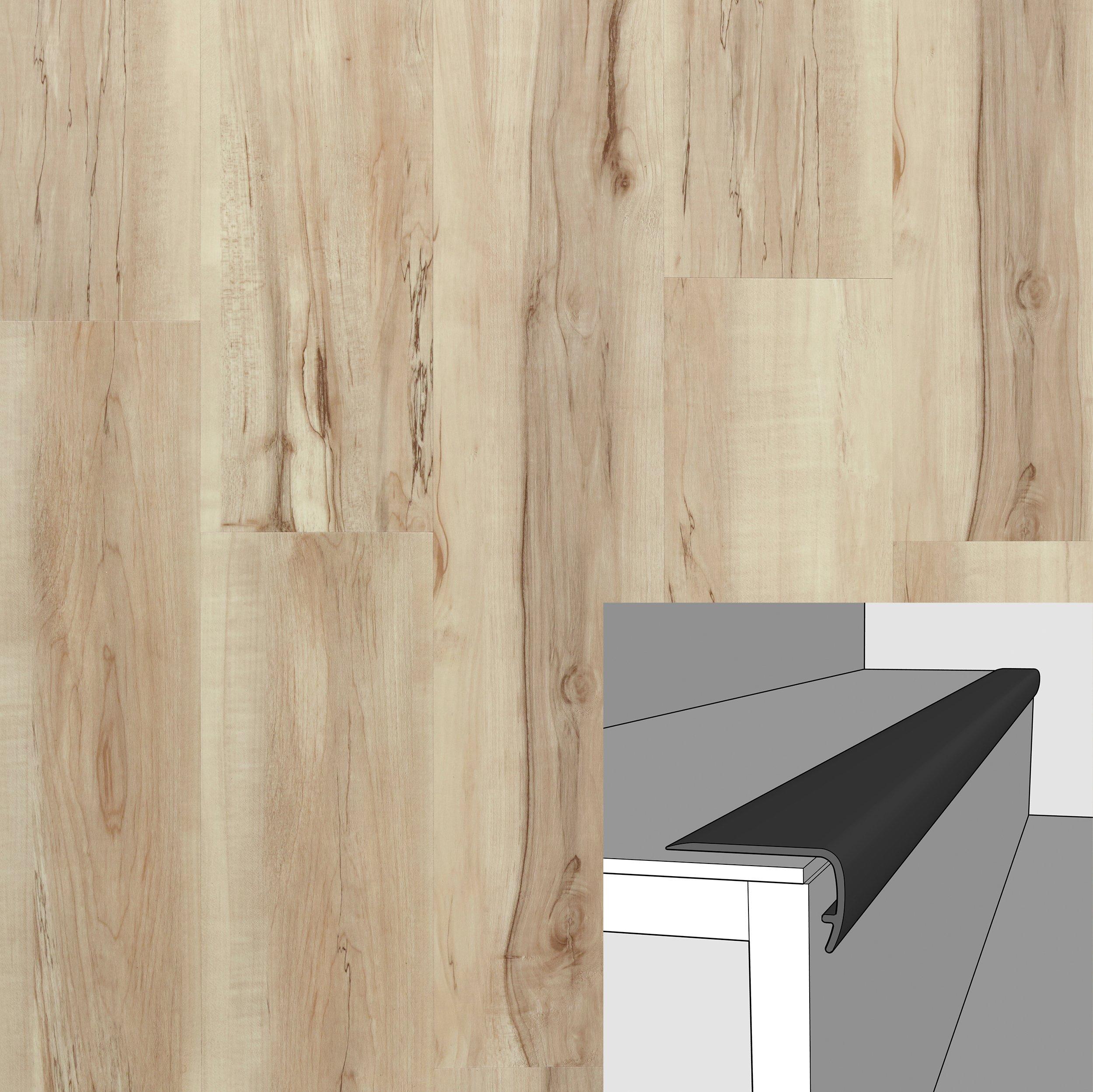 Pacific Palisade 94in. Vinyl Overlapping Stair Nose