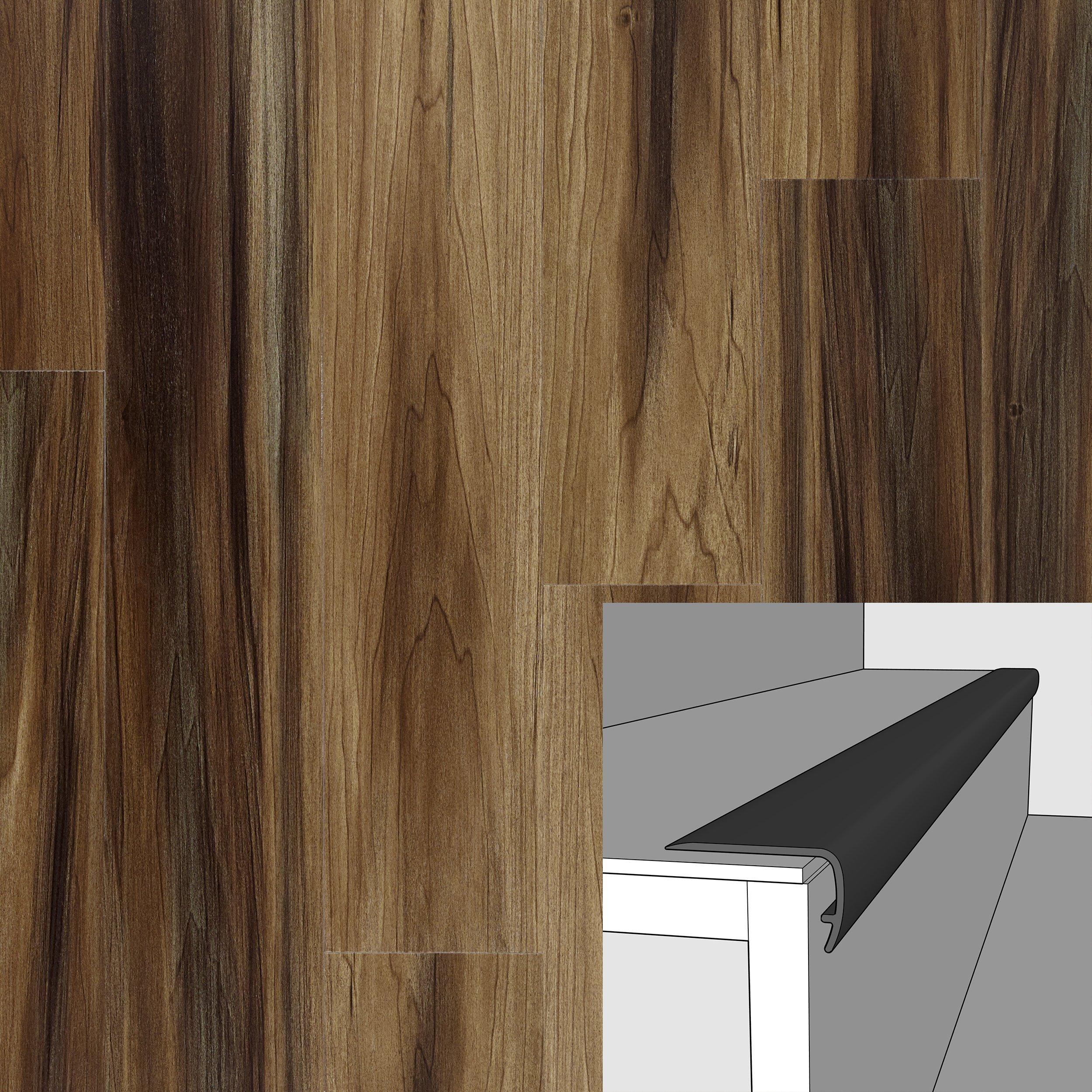 Sedona Canyon 94in. Vinyl Overlapping Stair Nose