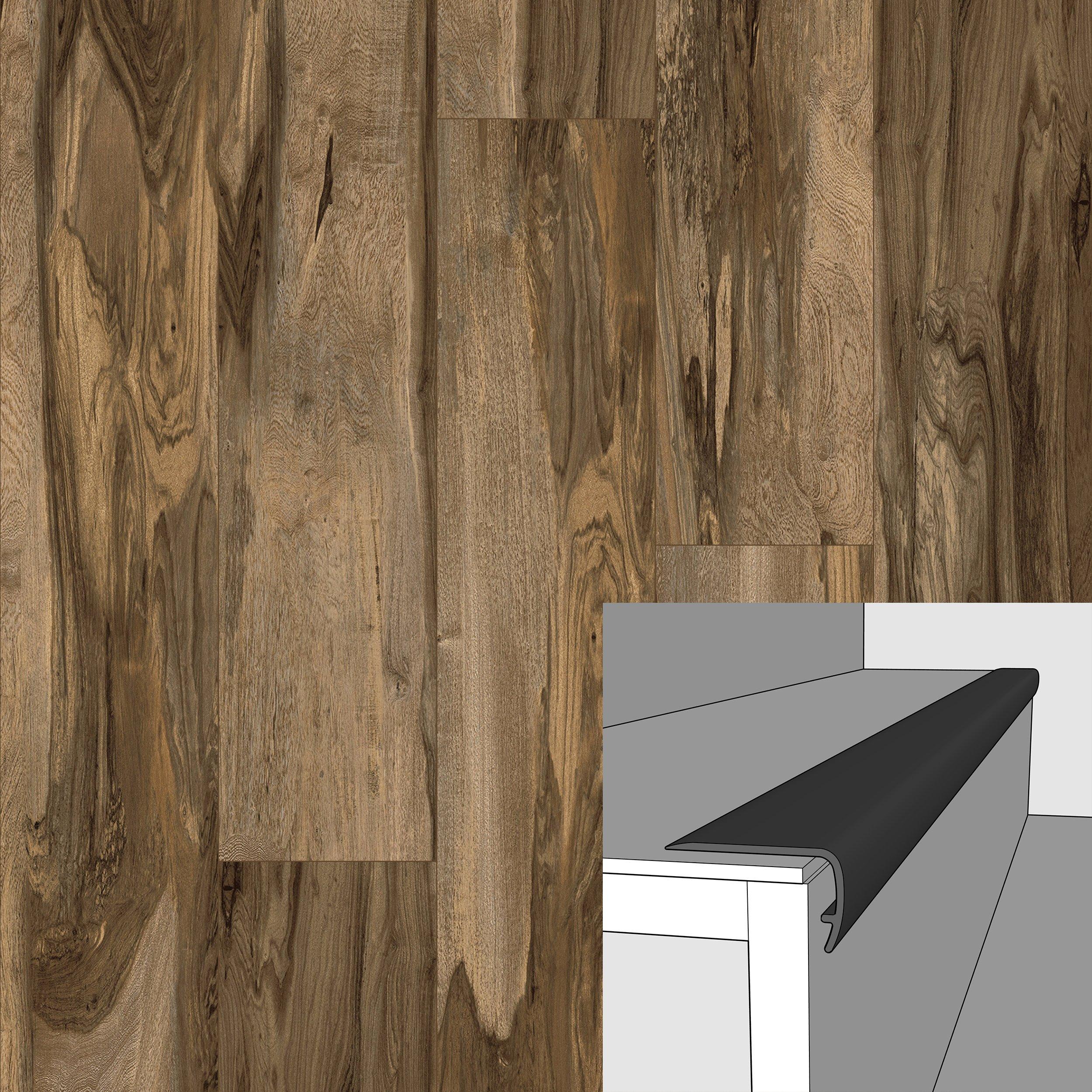 Vista Brasilia 94in. Vinyl Overlapping Stairnose