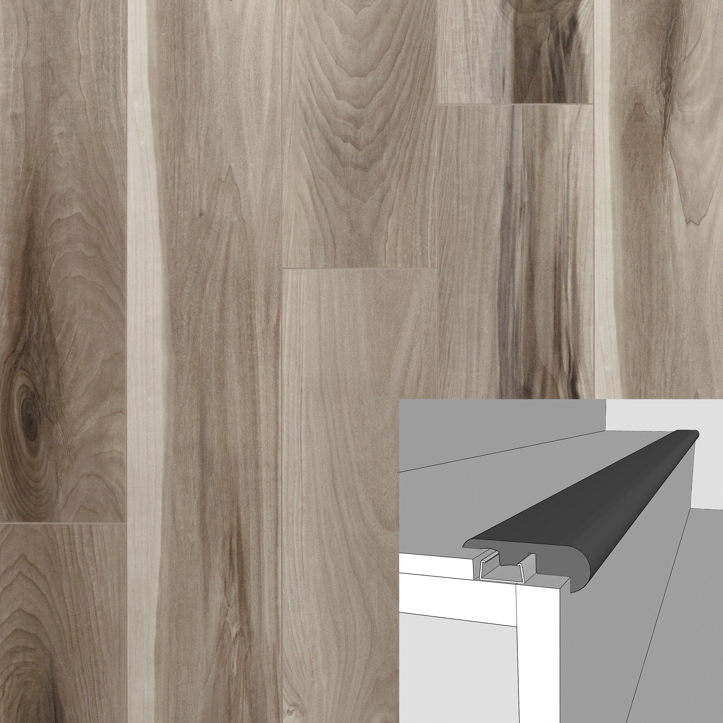 Heathcliffe 94in. Laminate Overlapping Stair Nose