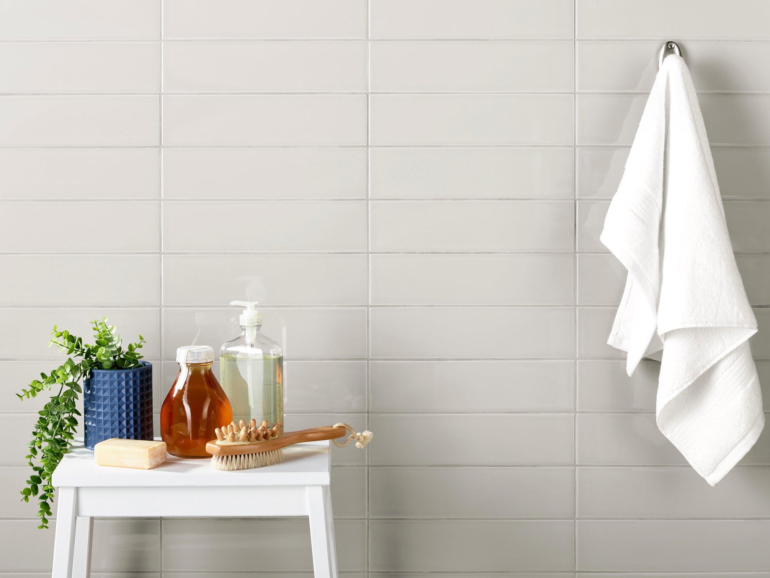 Dove Gray Glossy Ceramic Tile