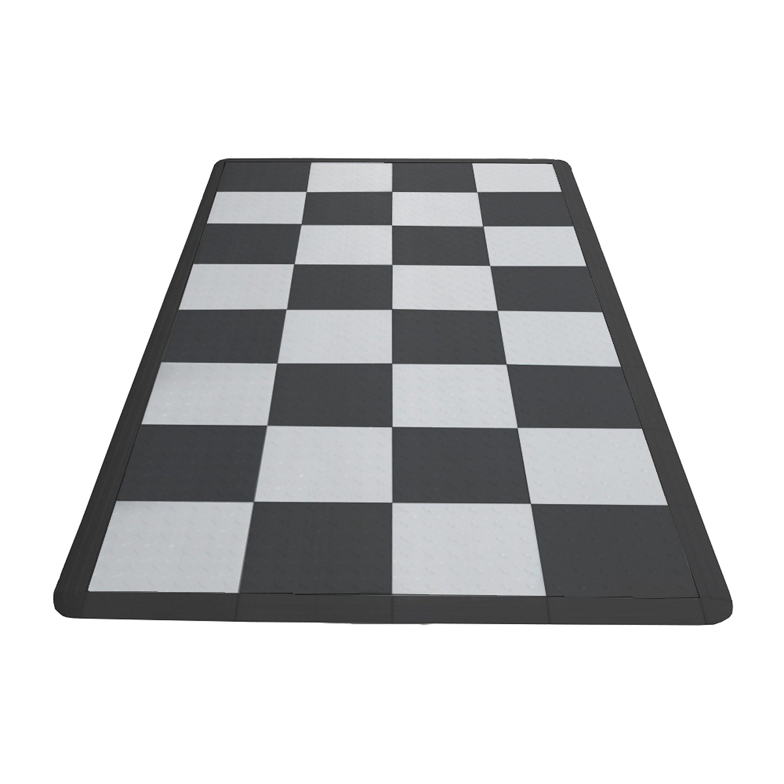 Swisstrax Diamondtrax HOME Small Mat Kit - Checkered (Jet Black/Arctic White)