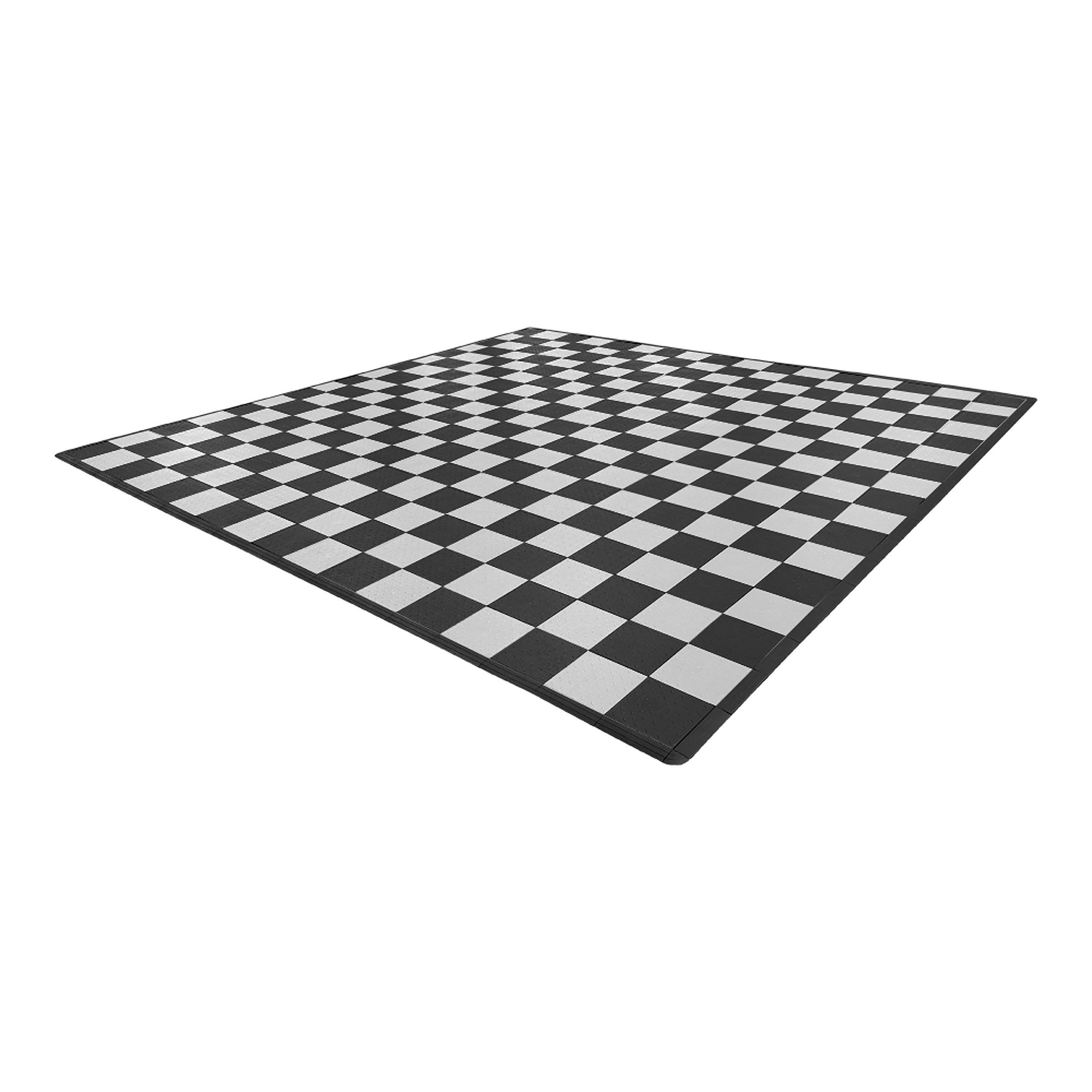 Swisstrax Diamondtrax HOME Large Mat Kit - Checkered (Jet Black/Arctic White)