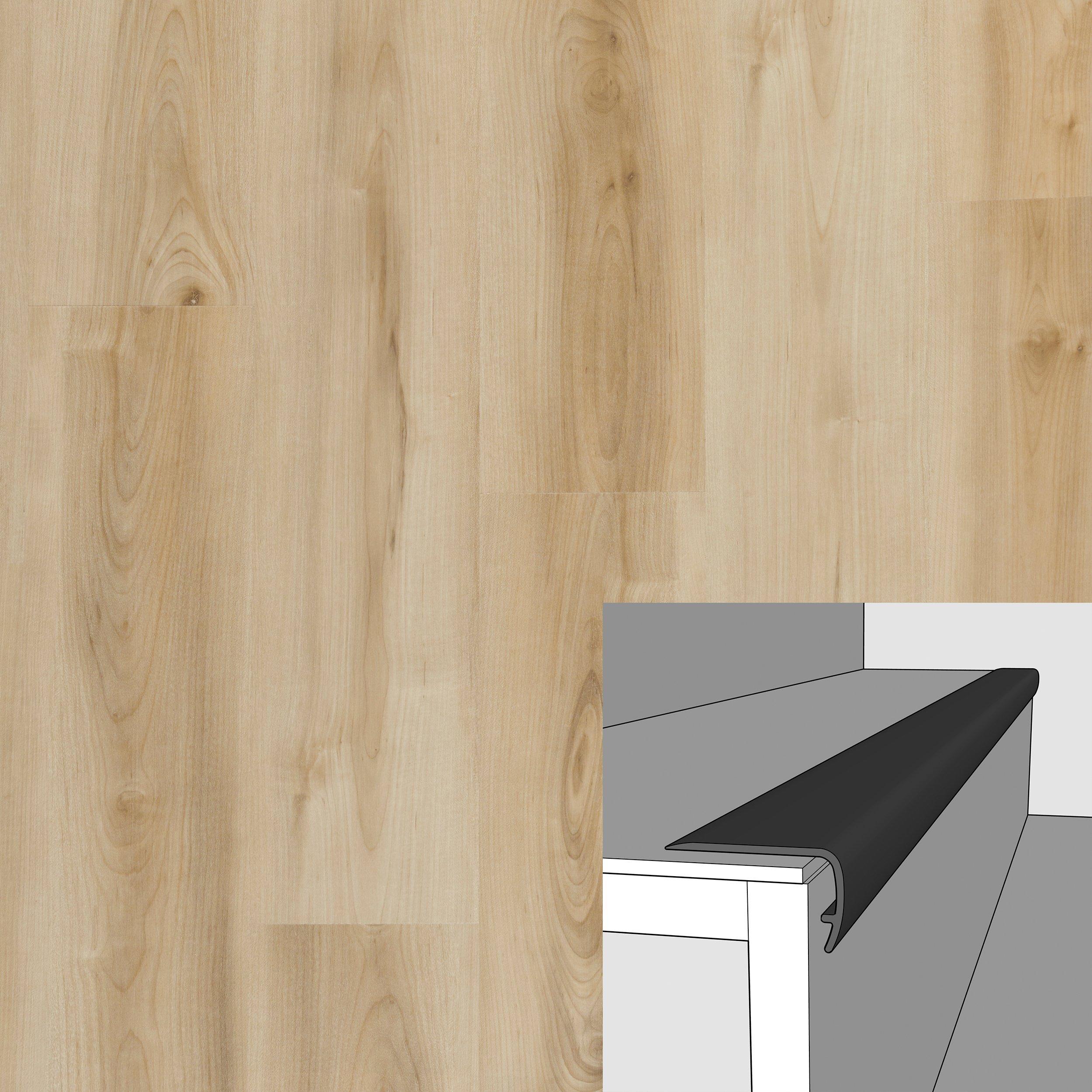 Laurel Falls 94in. Vinyl Overlapping Stair Nose