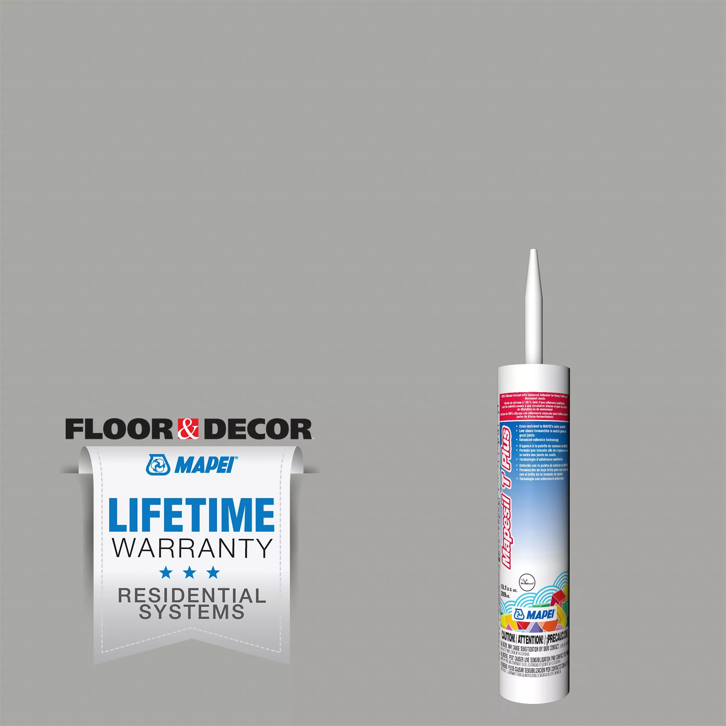 Mapei 27 Silver Mapesil T Plus Silicone Caulk Floor and Decor