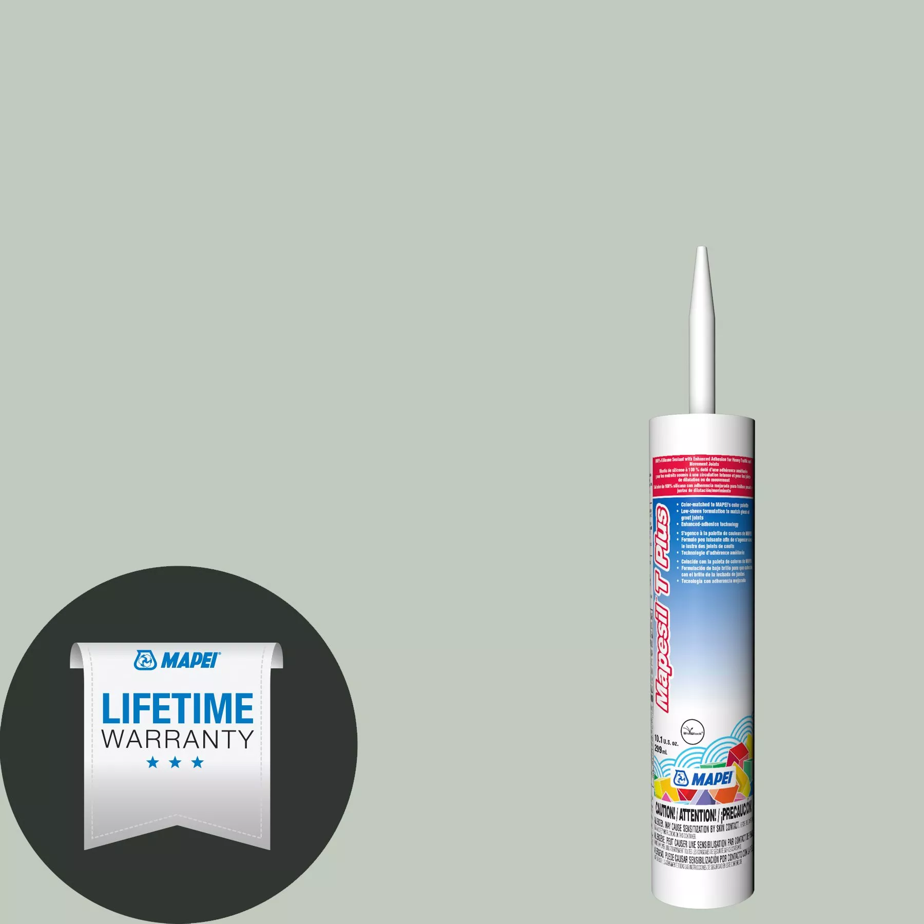 Mapei 102 Mint Mapesil T Plus Silicone Caulk