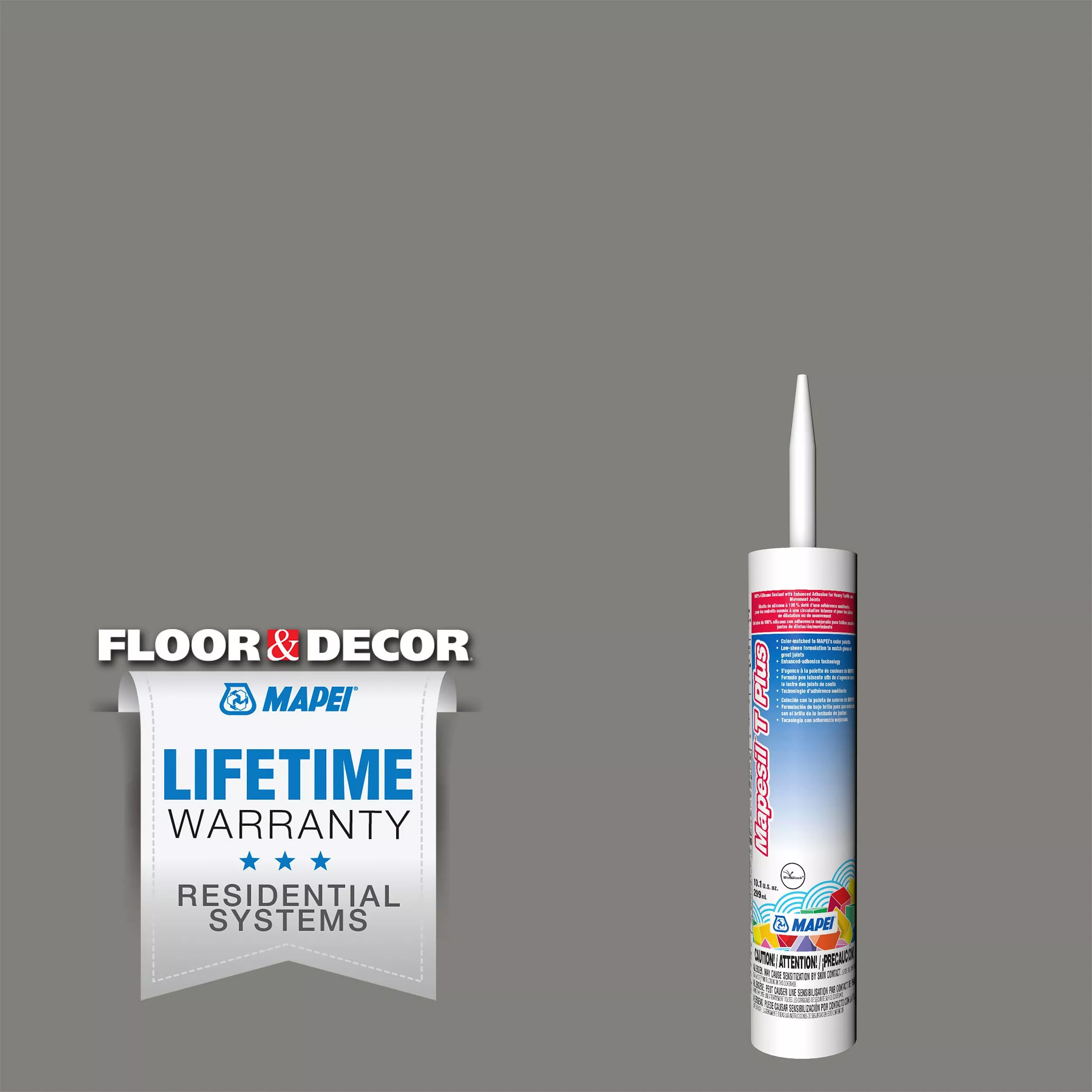Mapei 107 Iron Mapesil T Plus Silicone Caulk Floor and Decor