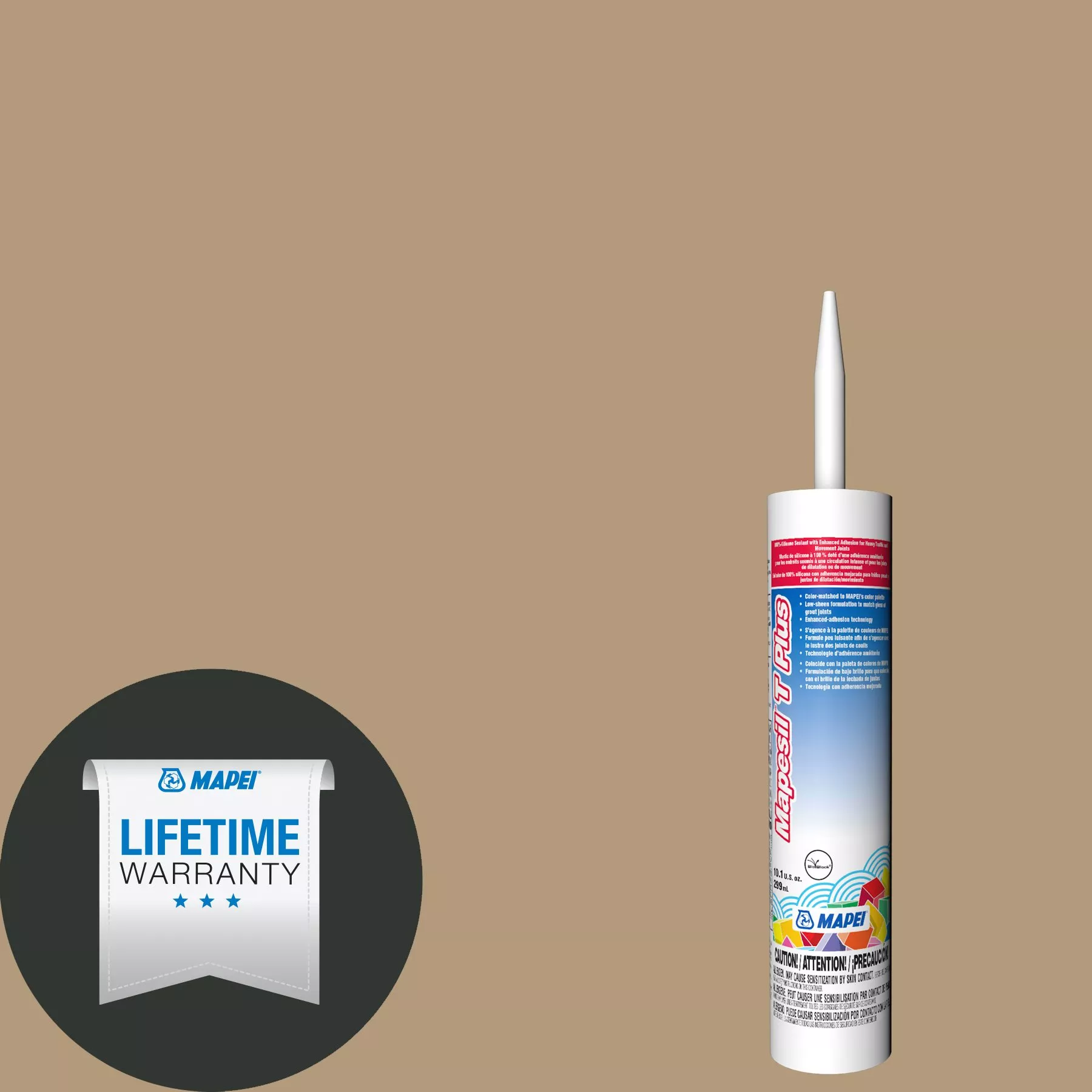 Mapei 108 Bamboo Mapesil T Plus Silicone Caulk