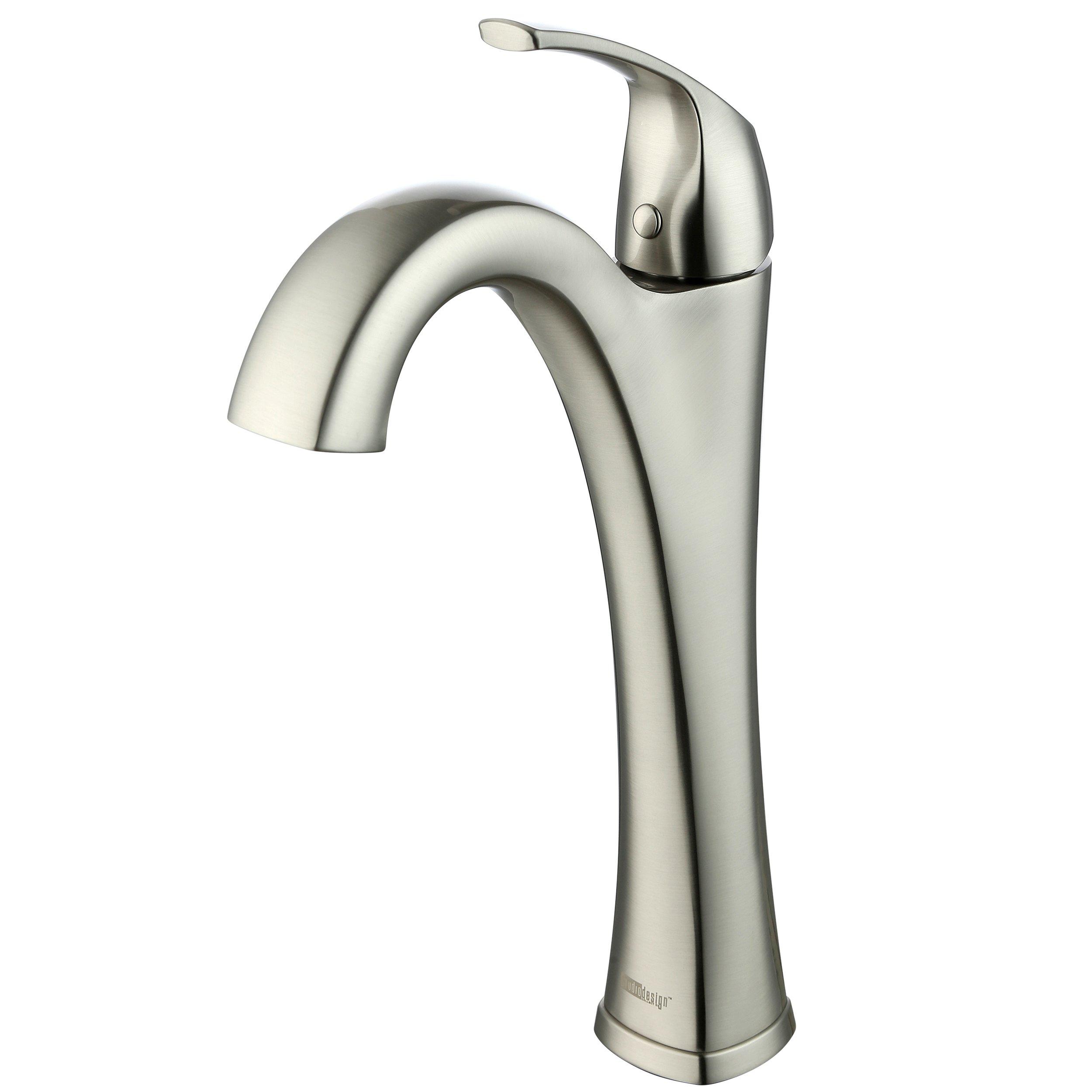 Jadyn Single Handle Brushed Nickel Vessel Bath Faucet