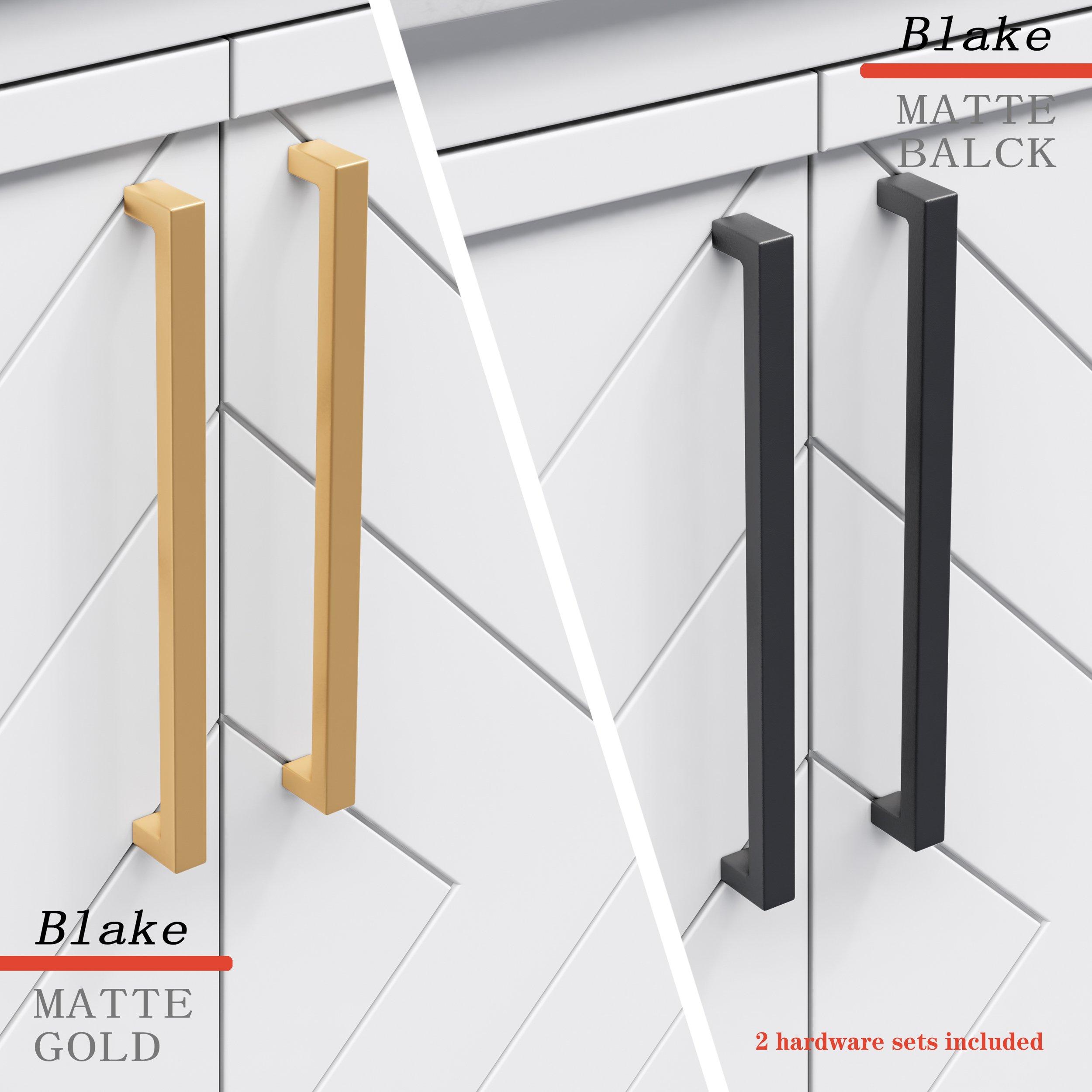 Blake 37 in. White Vanity with Engineered Marble Top Floor and Decor