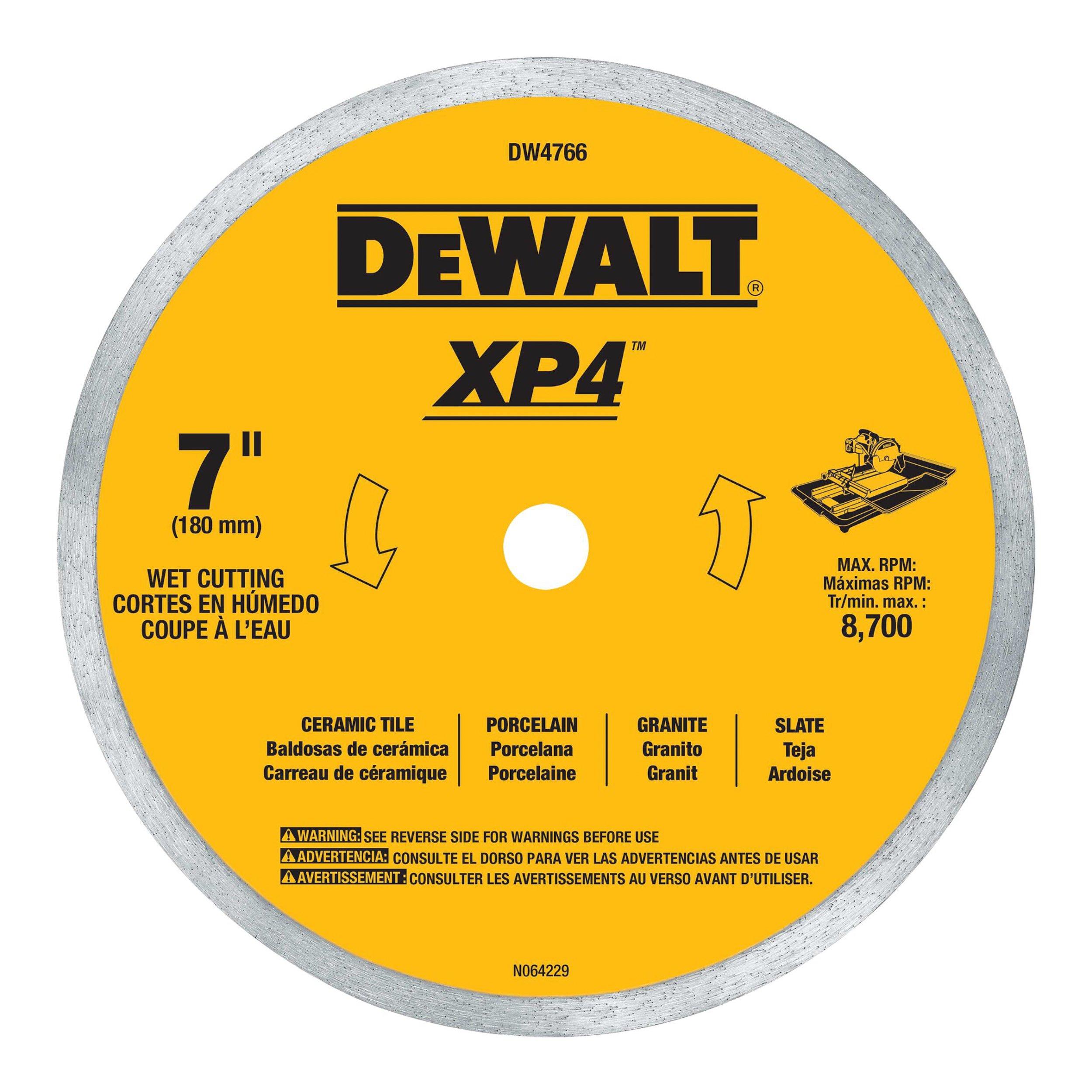 DeWalt XP4 7in. Premium Tile Diamond Blade