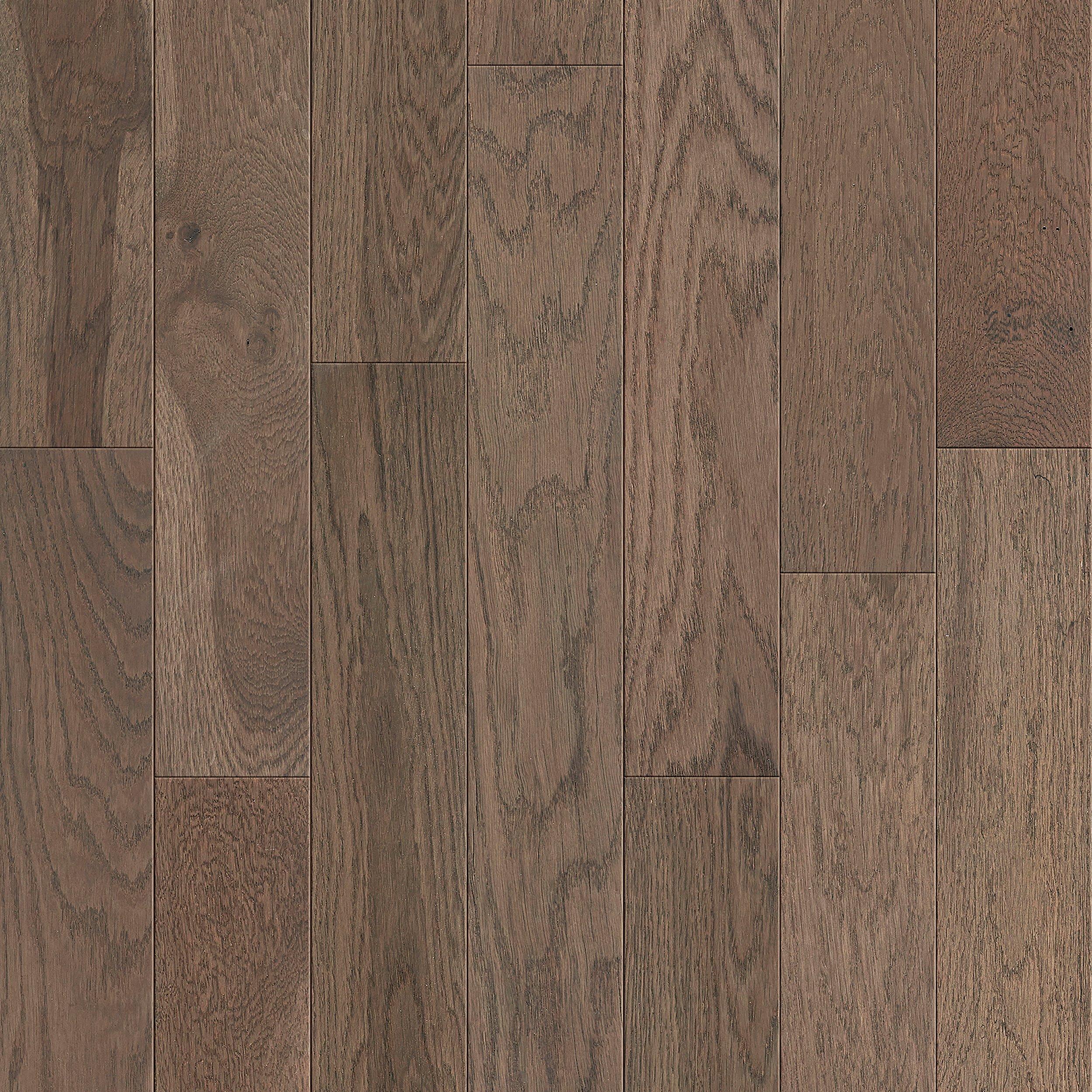 Mountain Peak White Oak Wire-Brushed Solid Hardwood