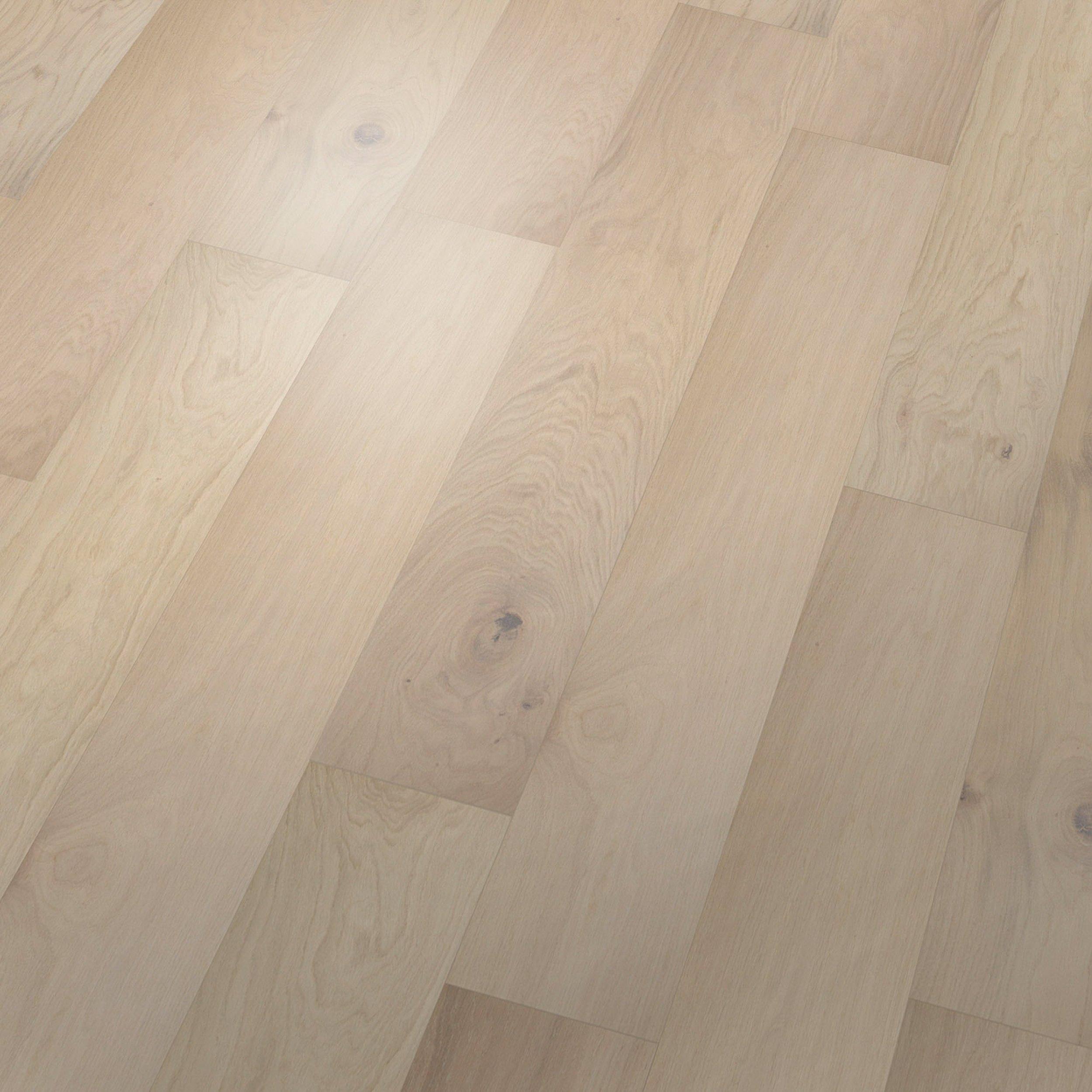 Bolinas White Oak Wire-Brushed Engineered Hardwood