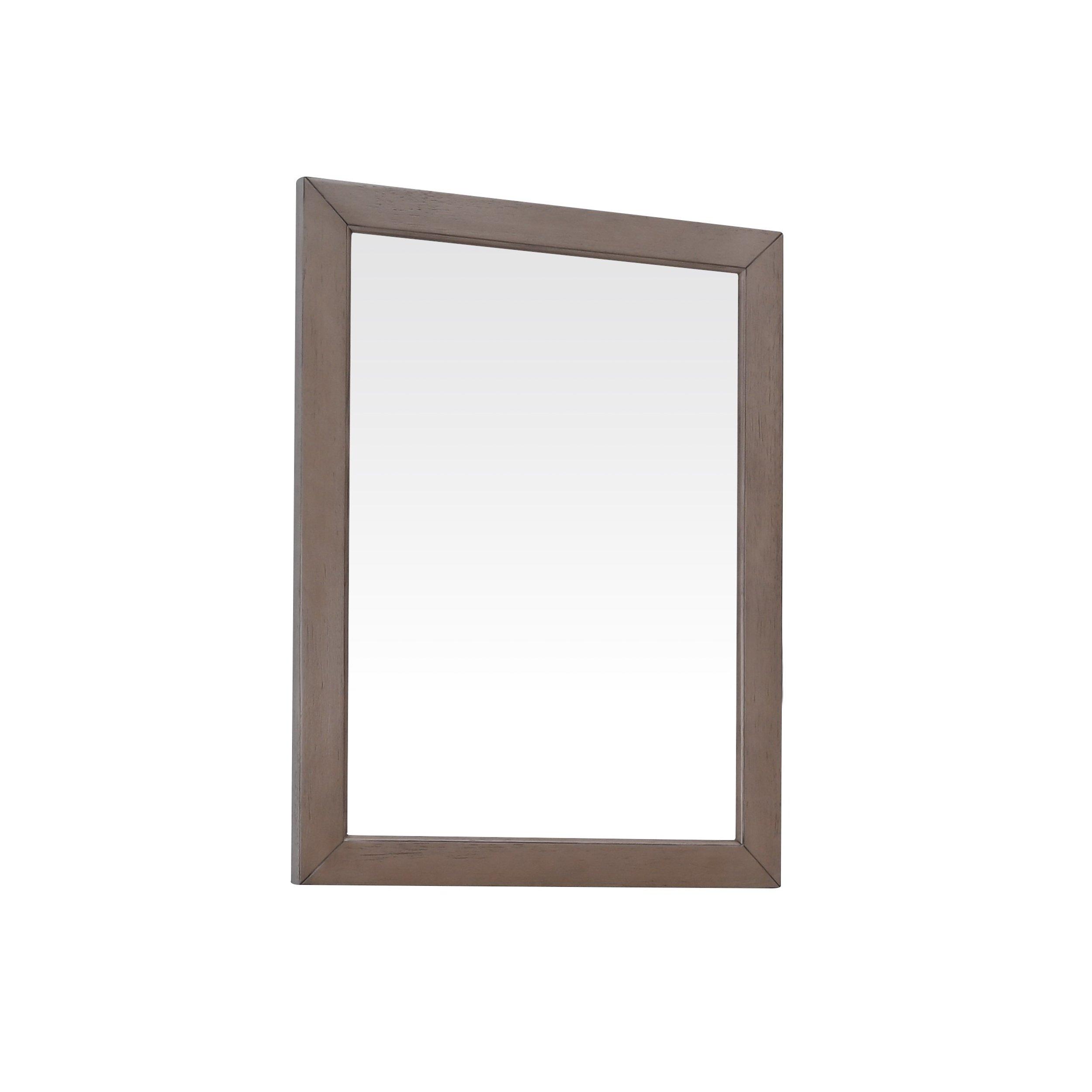 Everly 24 in. Gray Oak Mirror