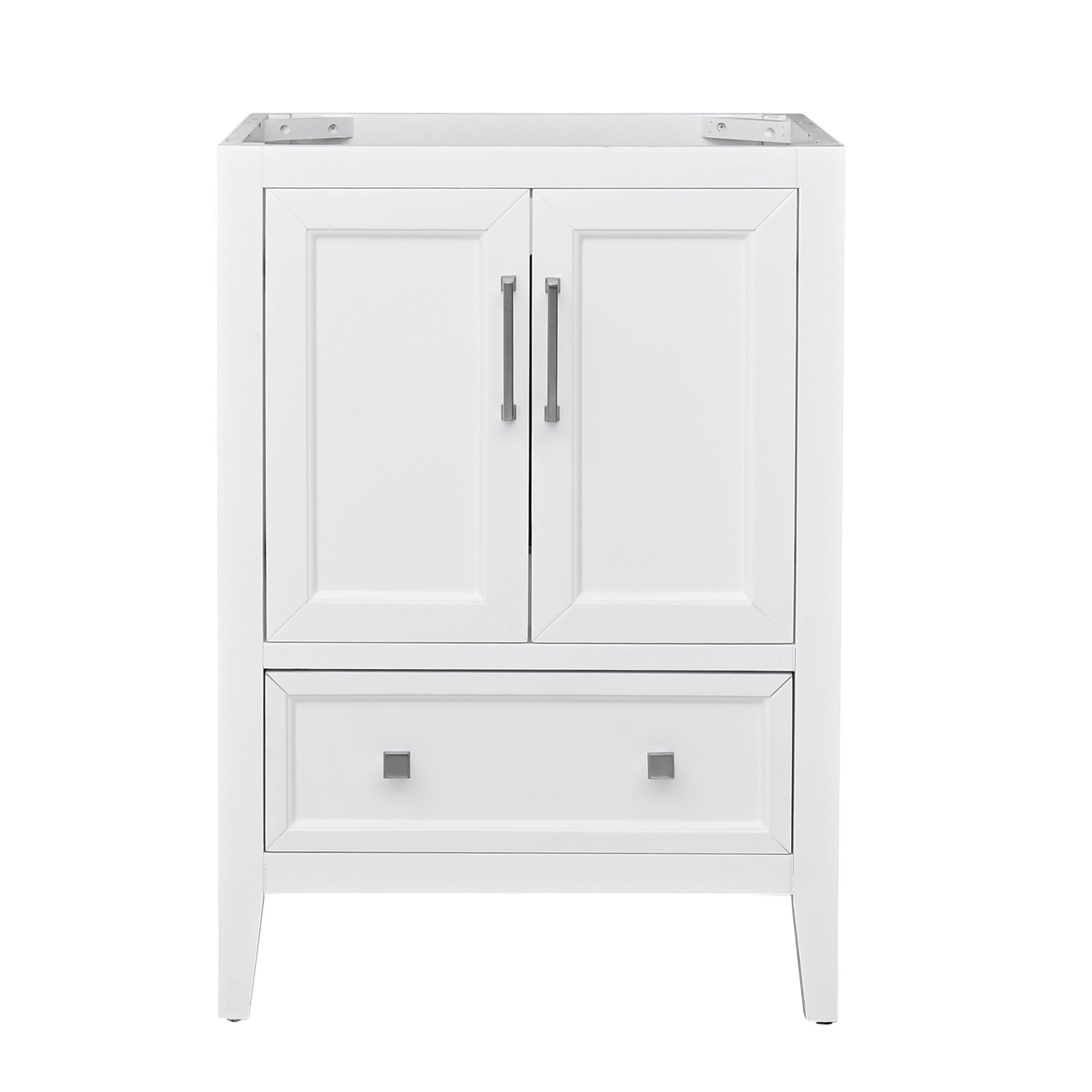 Everly 24 in. White Vanity Base | Floor and Decor