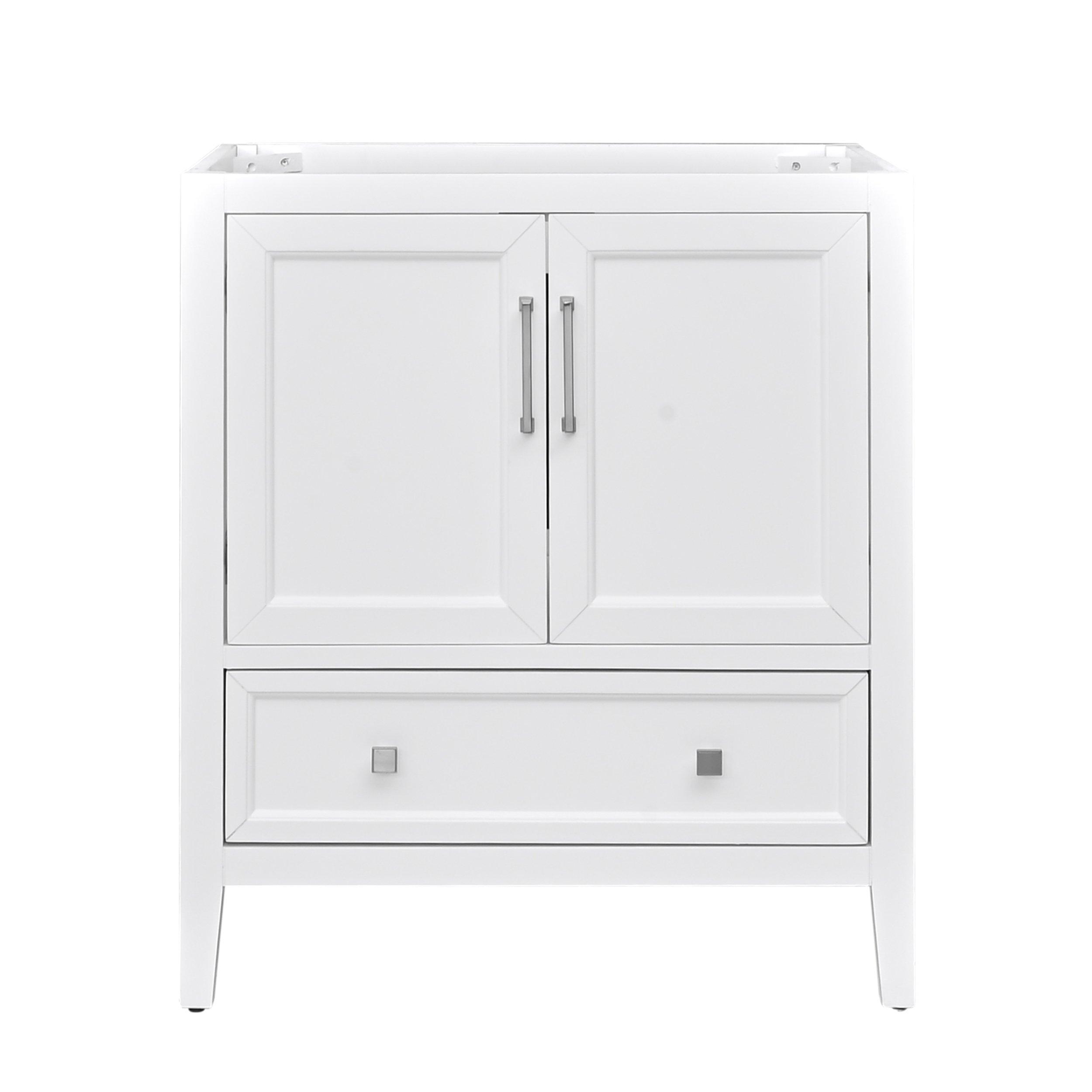 Everly 30 in. White Vanity Base | Floor and Decor