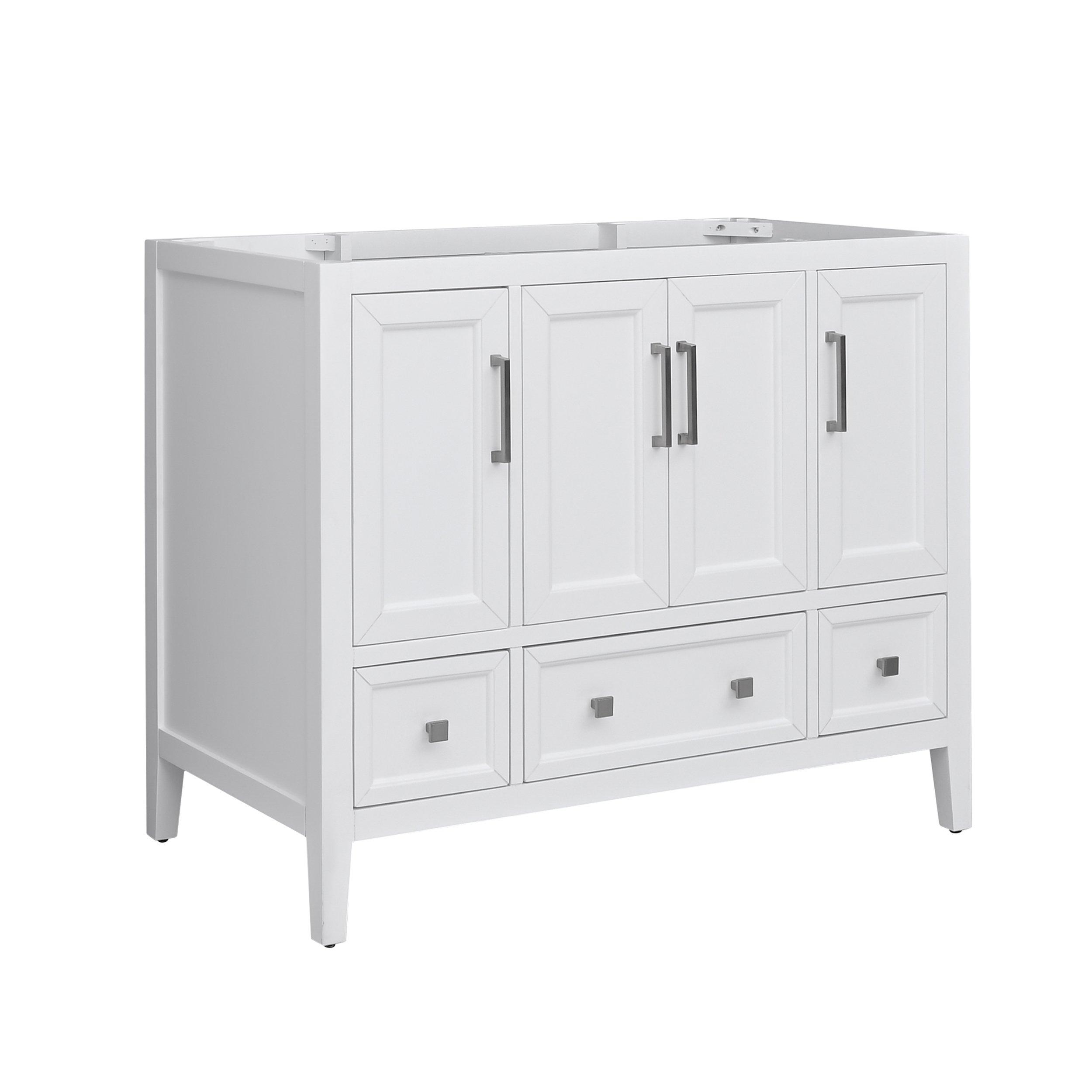 Everly 42 in. White Vanity Base