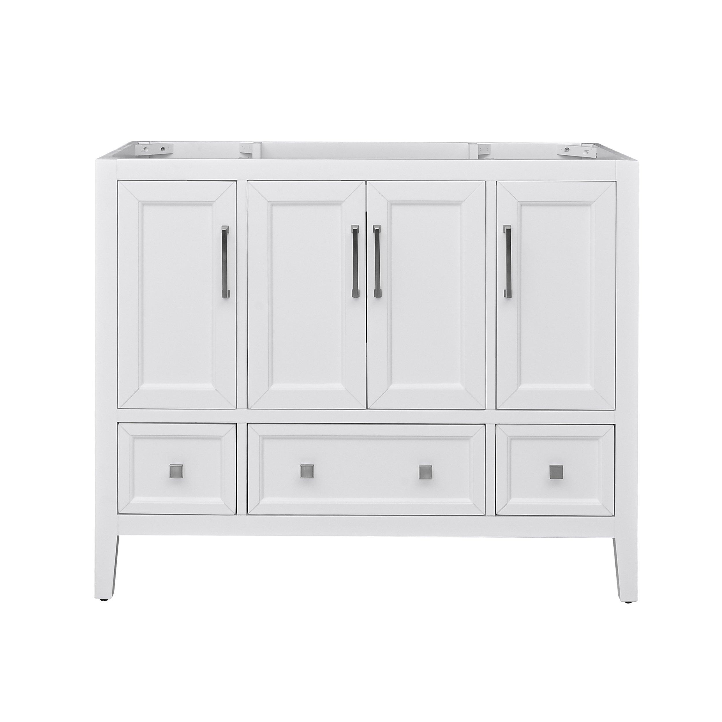 Everly 42 in. White Vanity Base