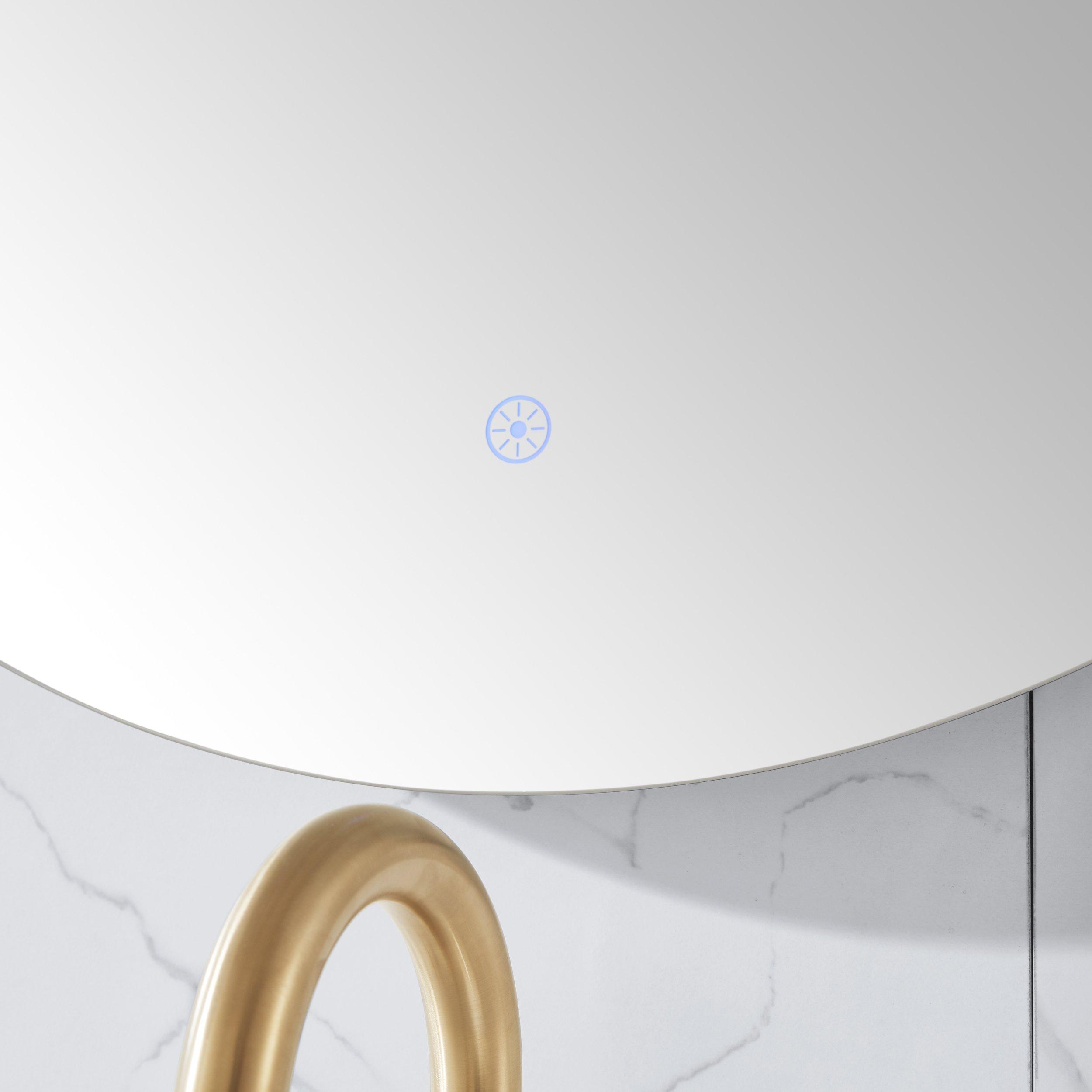 Lyla 30 in. Frameless LED Mirror