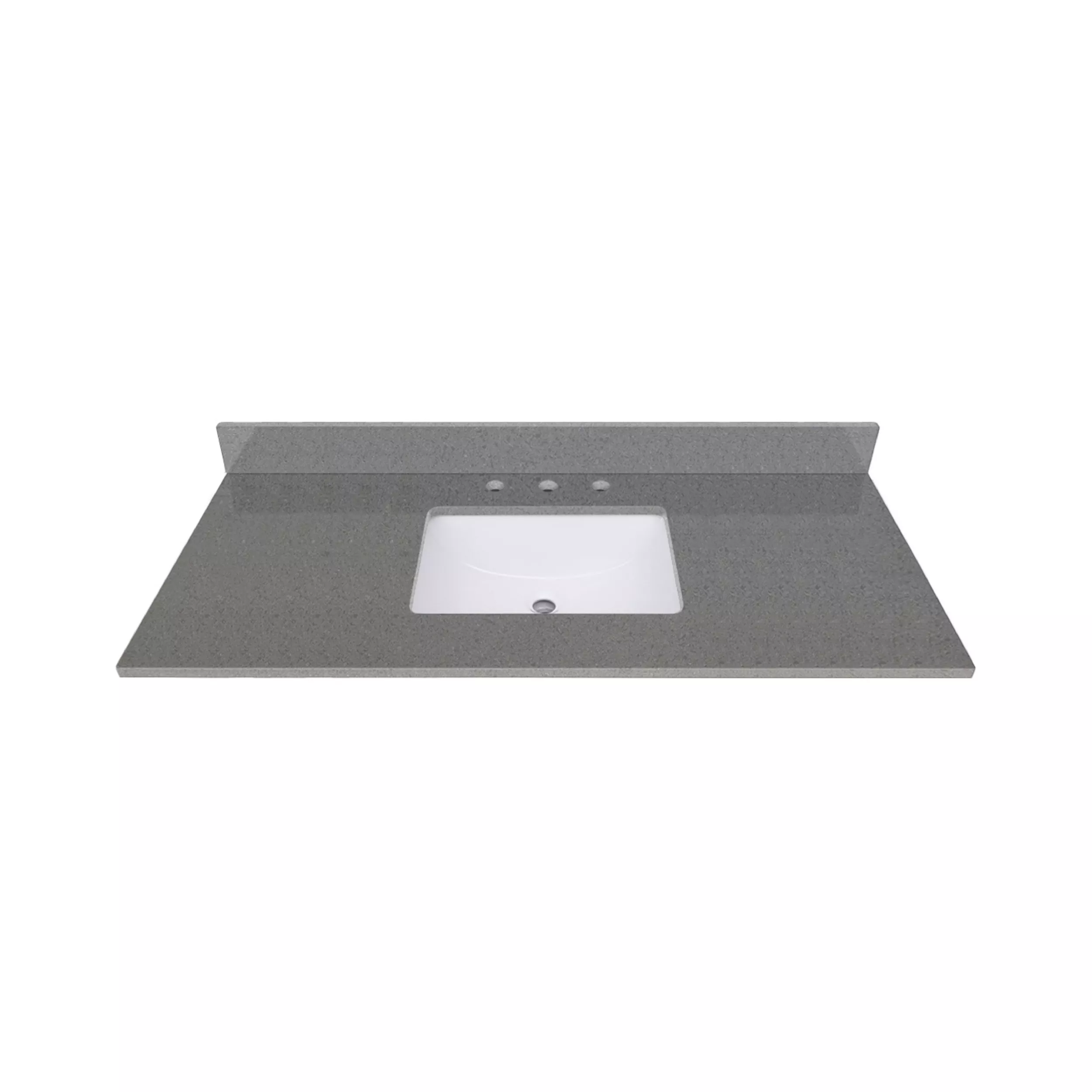 Gray Quartz 43 in. Vanity Top