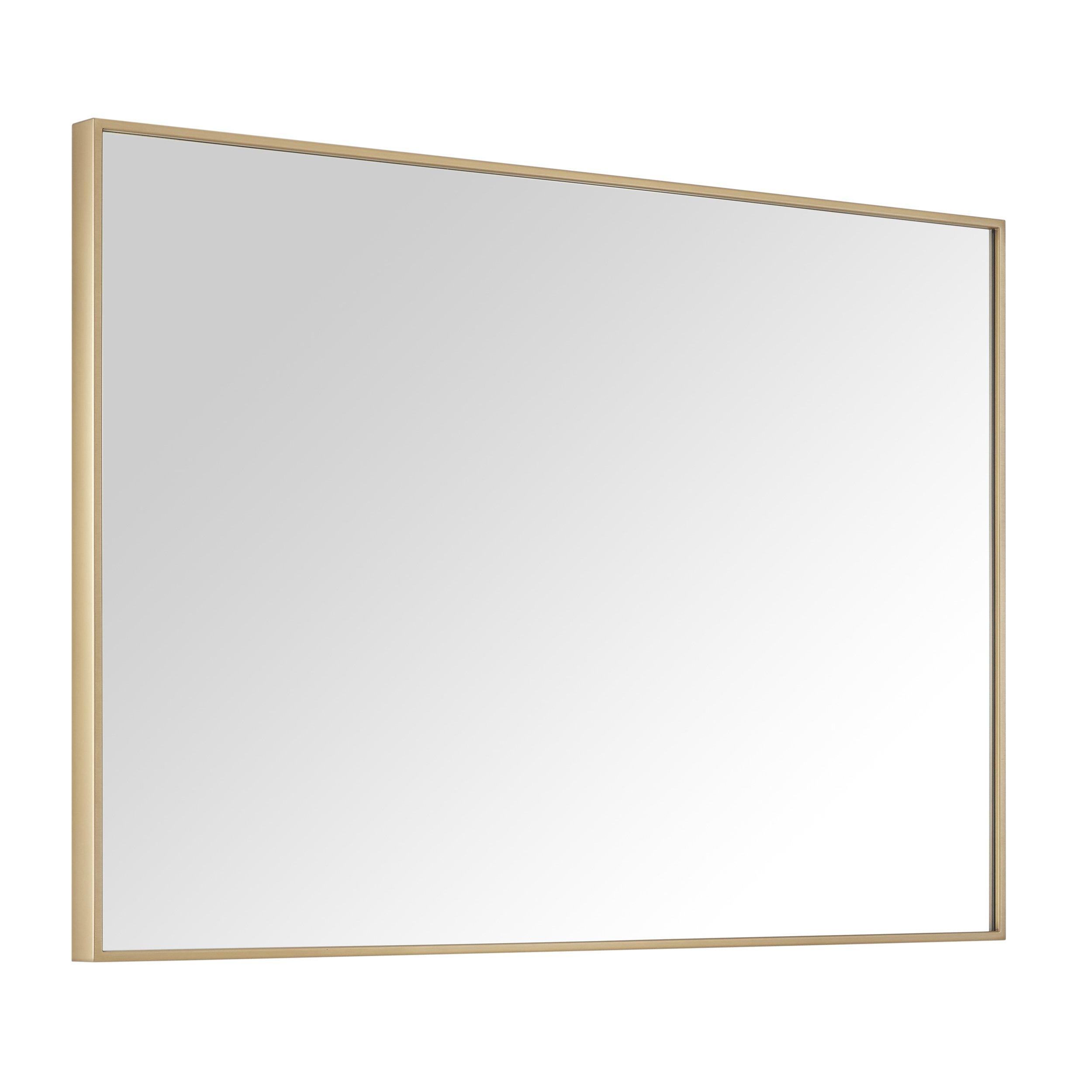 Sonia 39 in. Brushed Gold Mirror
