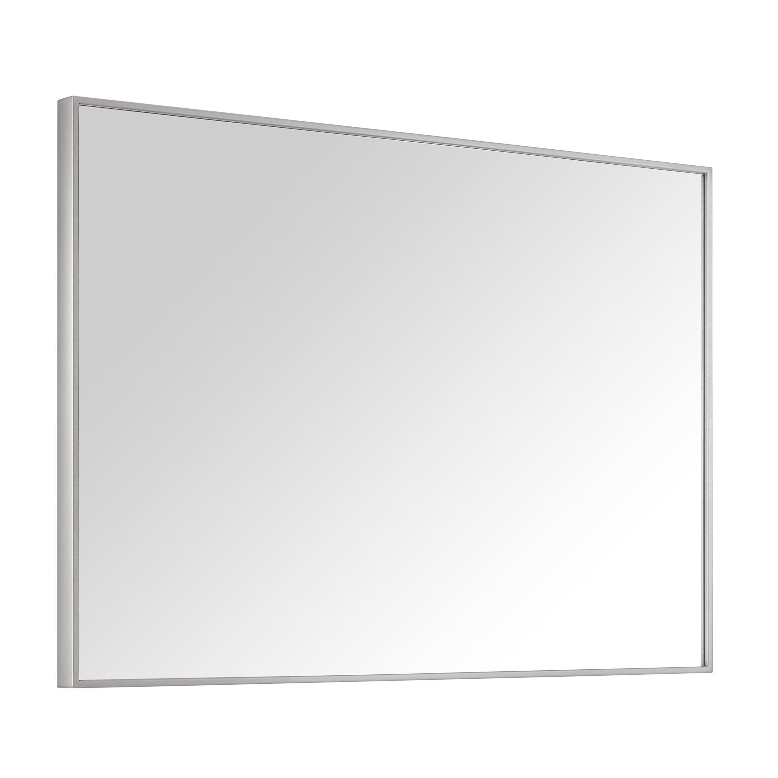 Sonia 39 in. Brushed Stainless Steel Mirror