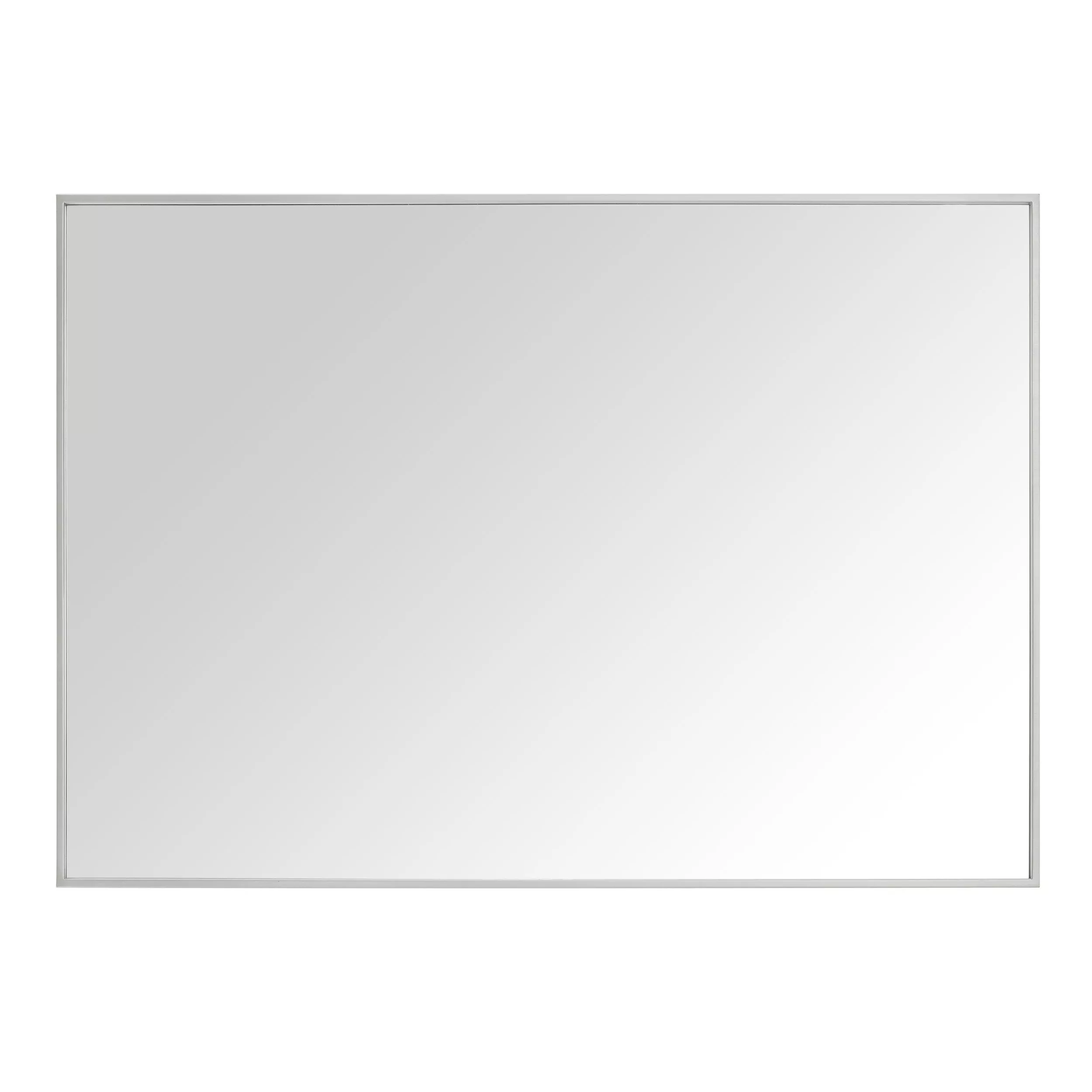 Sonia 39 In Brushed Stainless Steel Mirror Floor And Decor