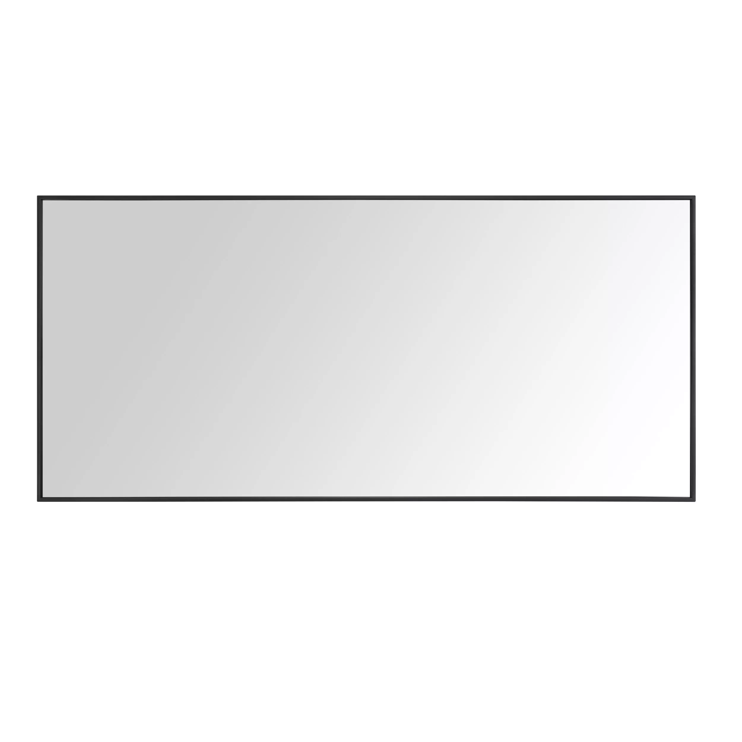Sonia 59 in. Matte Black Mirror