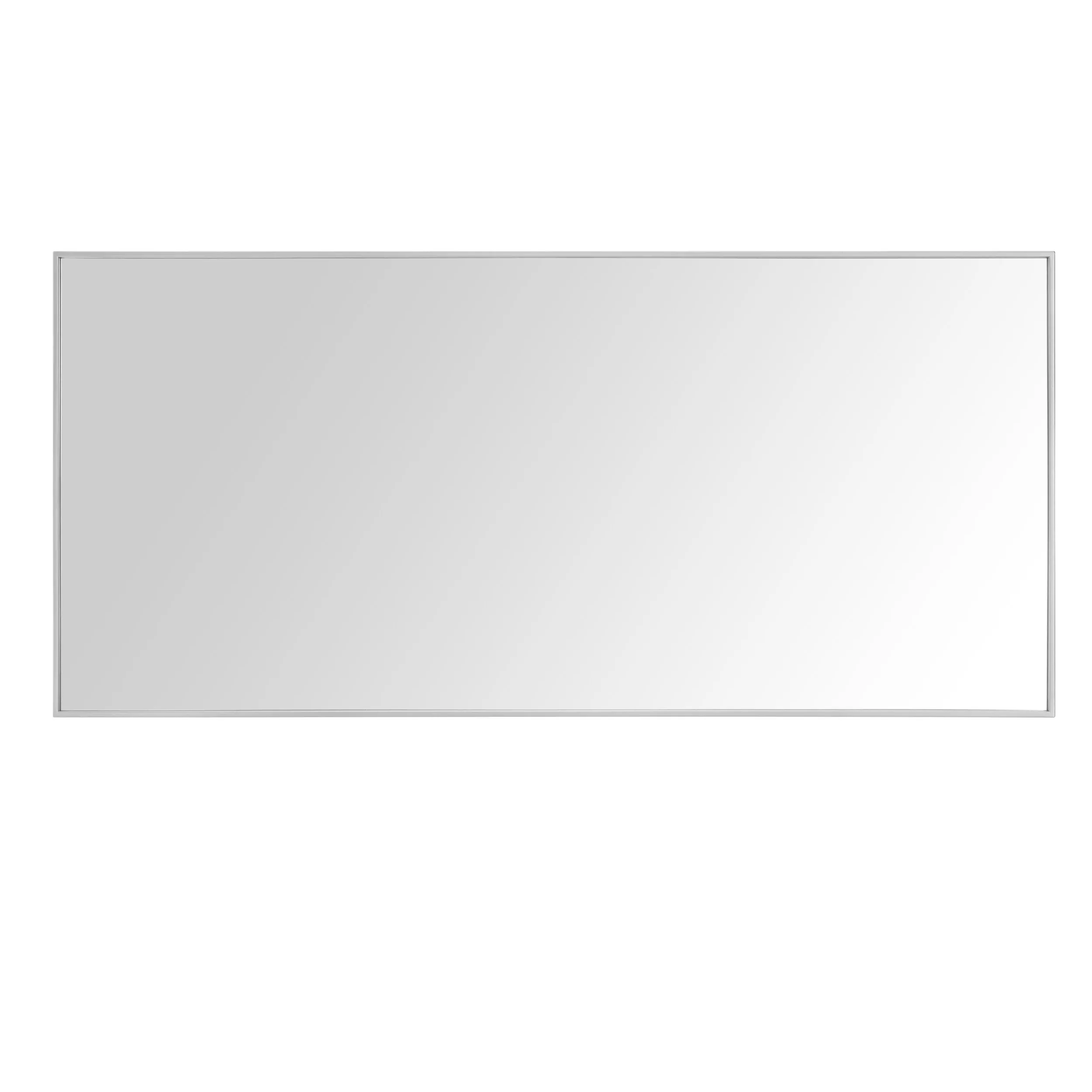 Sonia 59 in. Brushed Stainless Steel Mirror