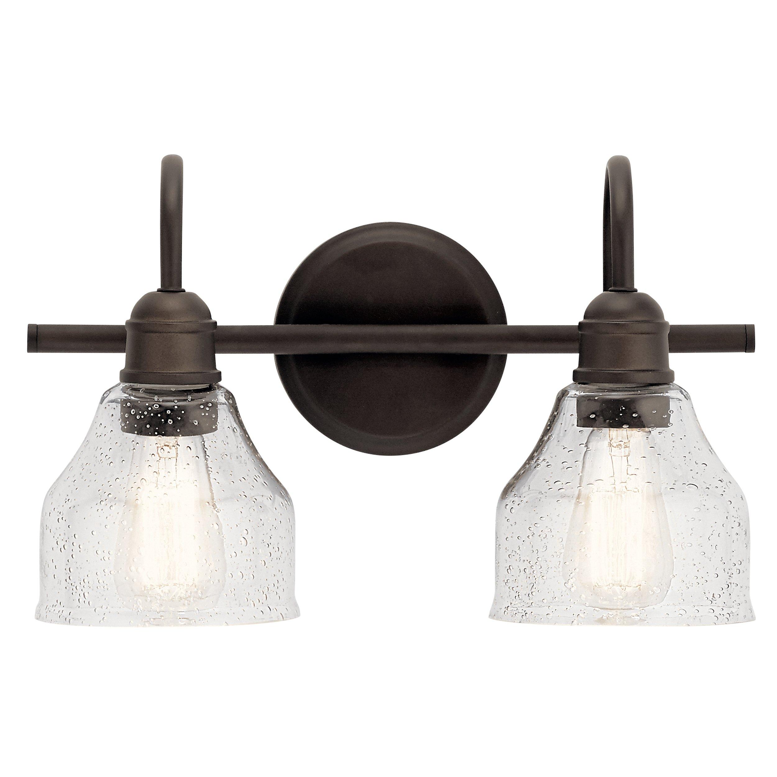 Avery Old Bronze Double Sconce