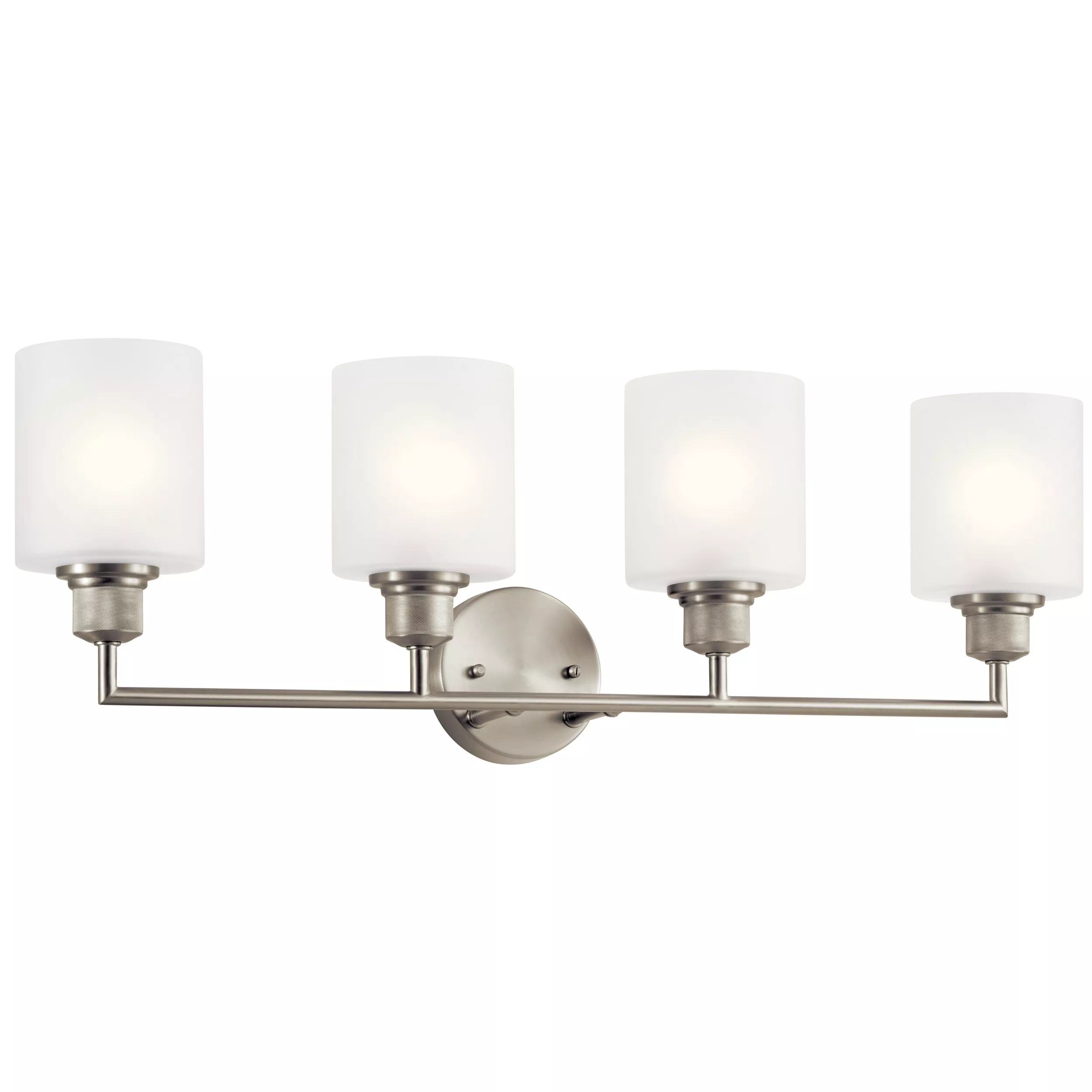 Lynn Haven Brushed Nickel Quad Sconce