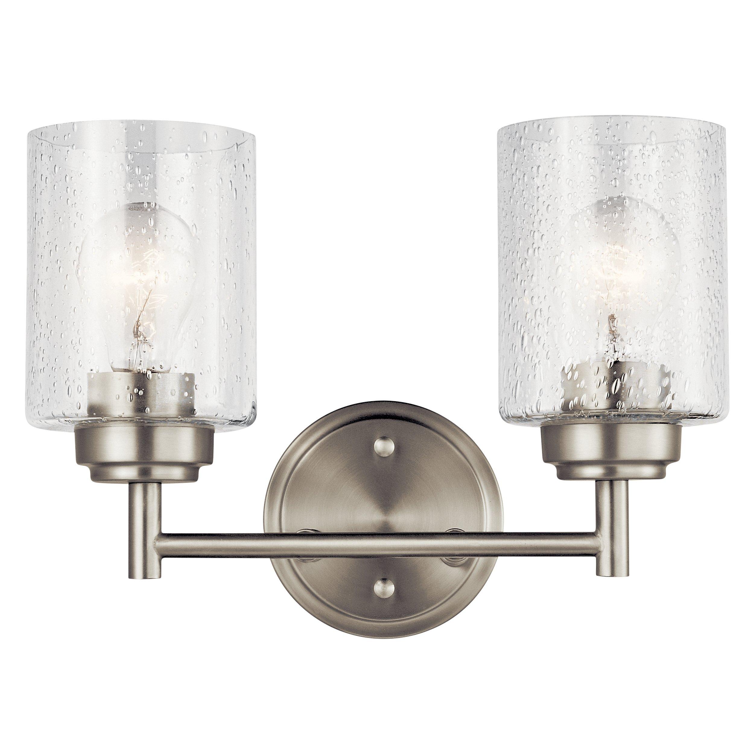 Winslow Brushed Nickel Double Sconce