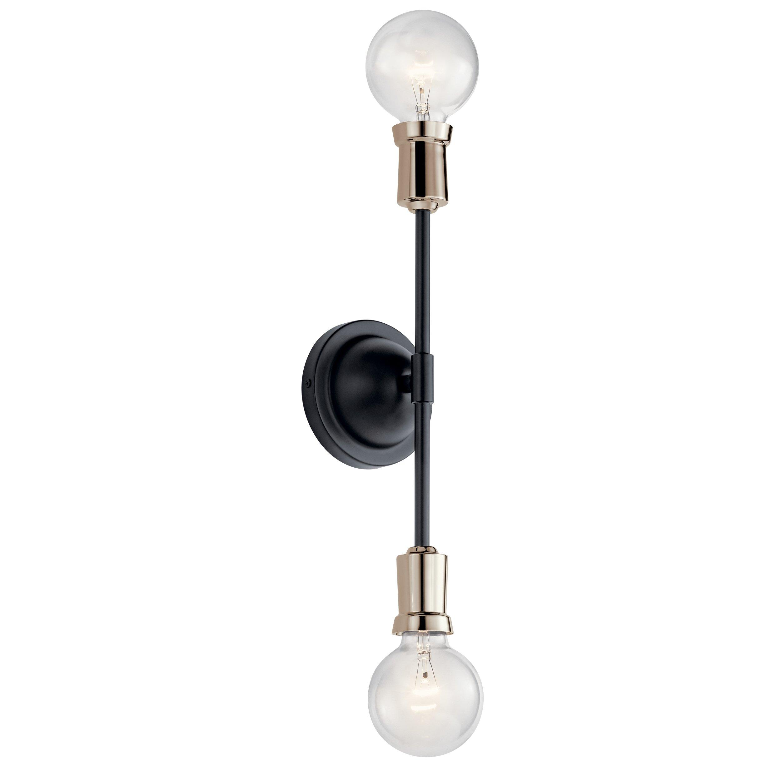 Armstrong Black Single Sconce
