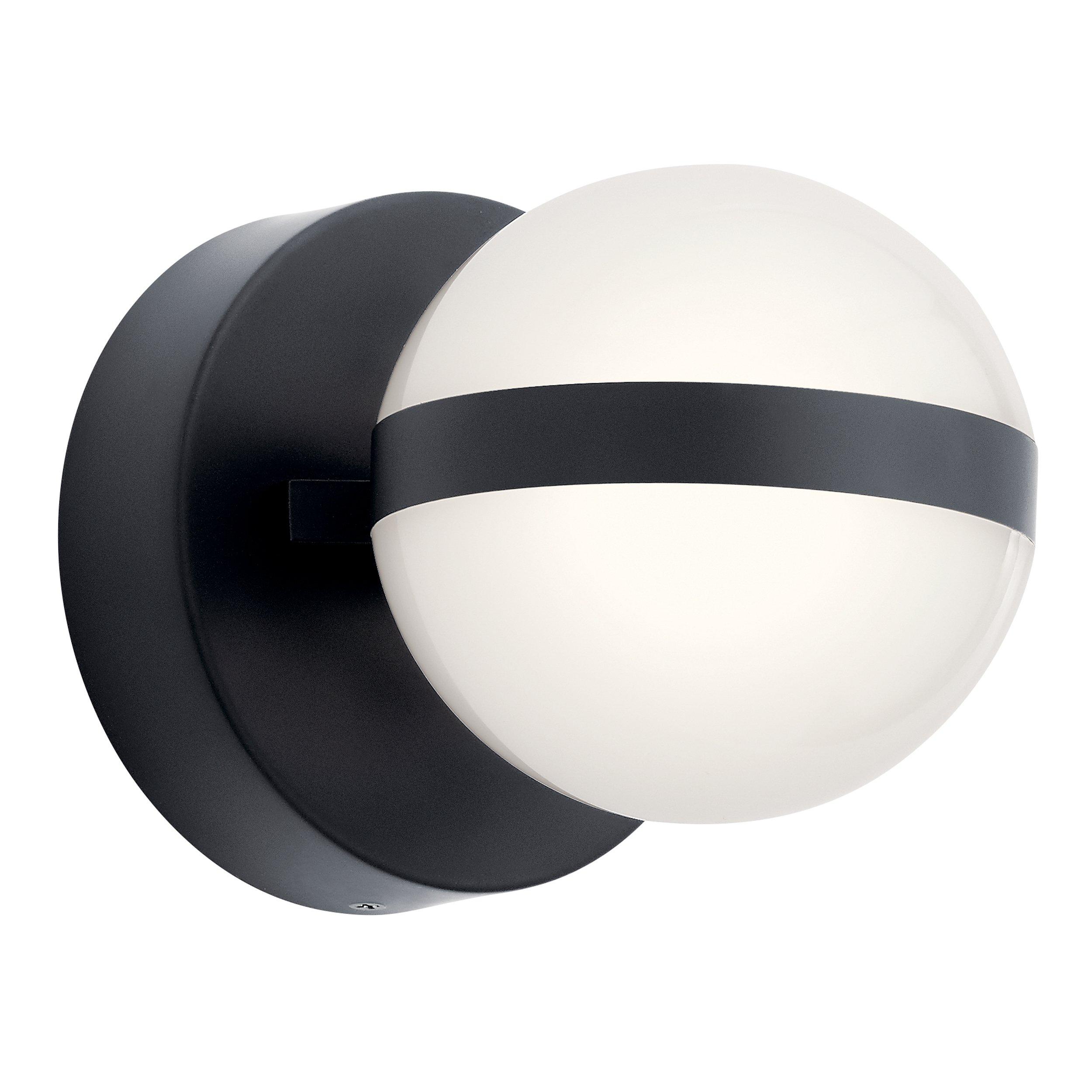 Brettin Black Single LED Sconce