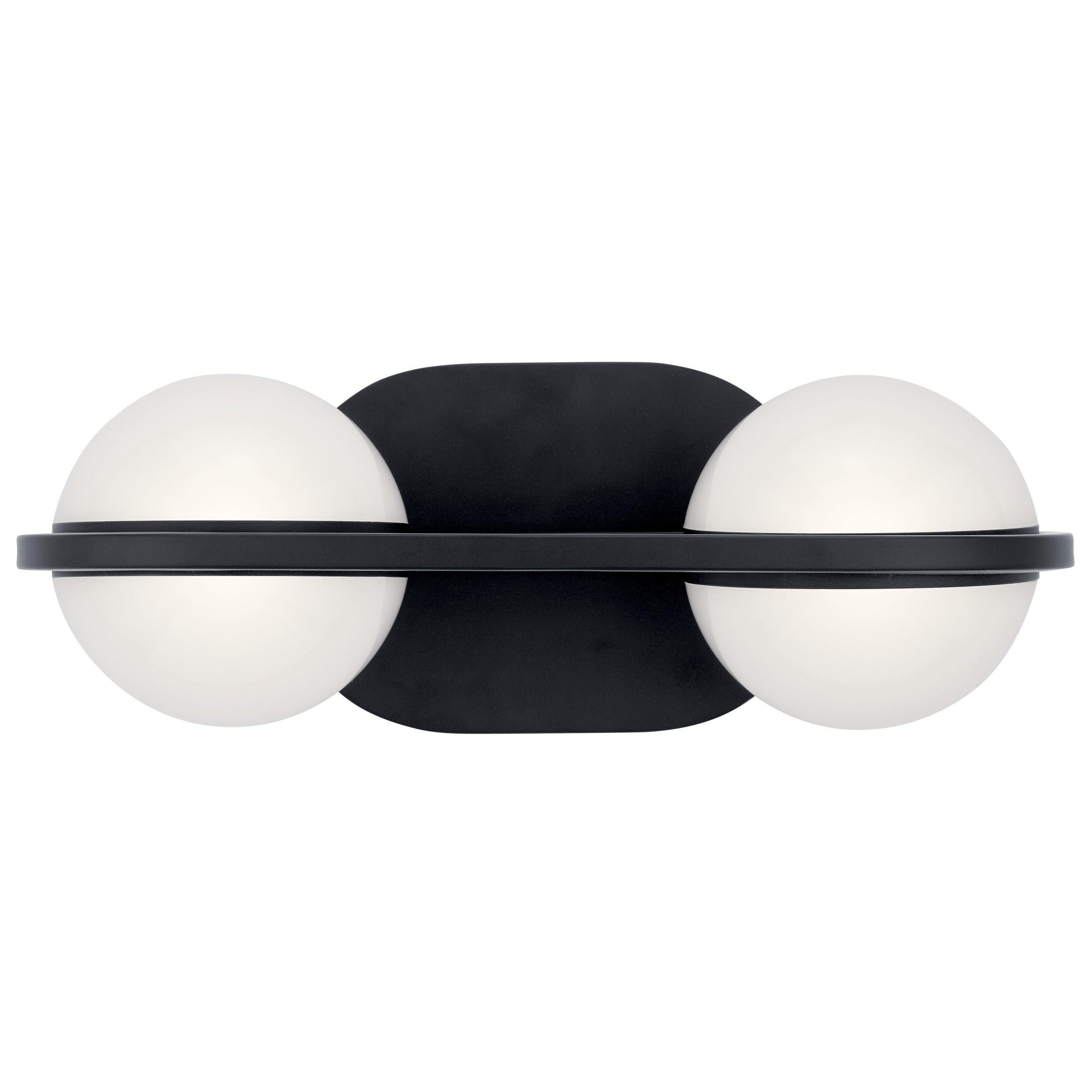 Brettin Black Double LED Sconce