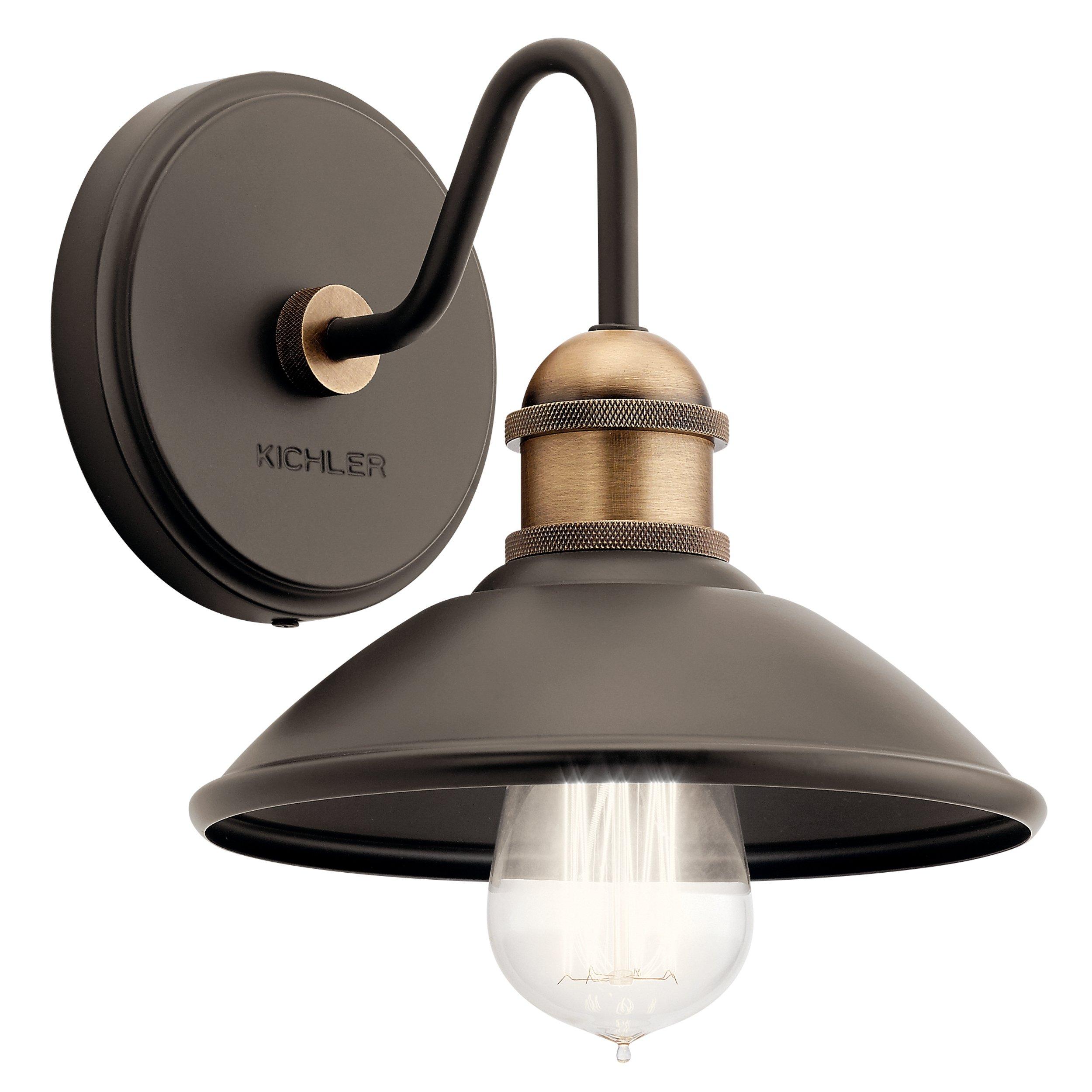 Clyde Old Bronze Single Sconce