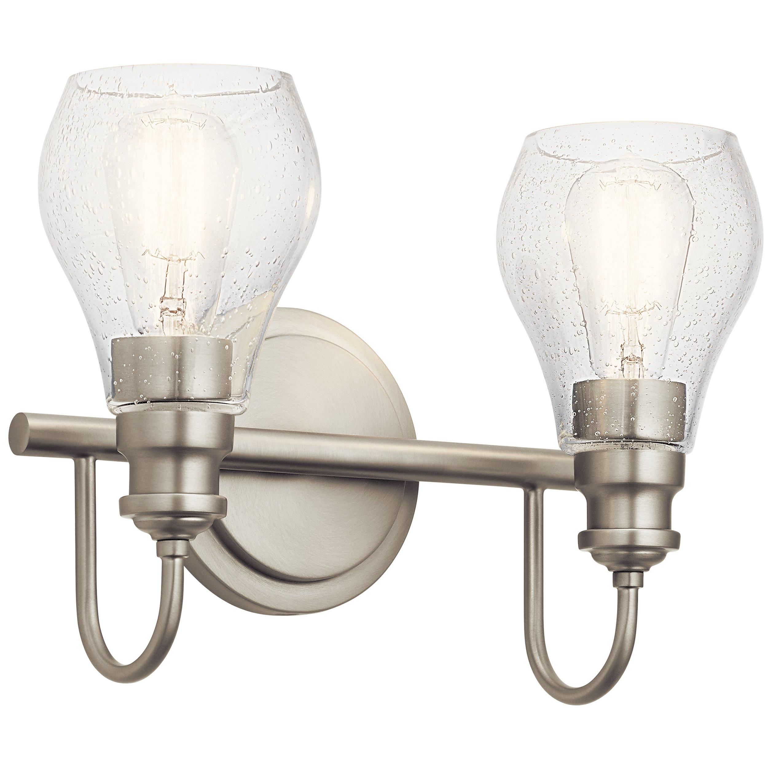 Greenbrier Brushed Nickel Double Sconce