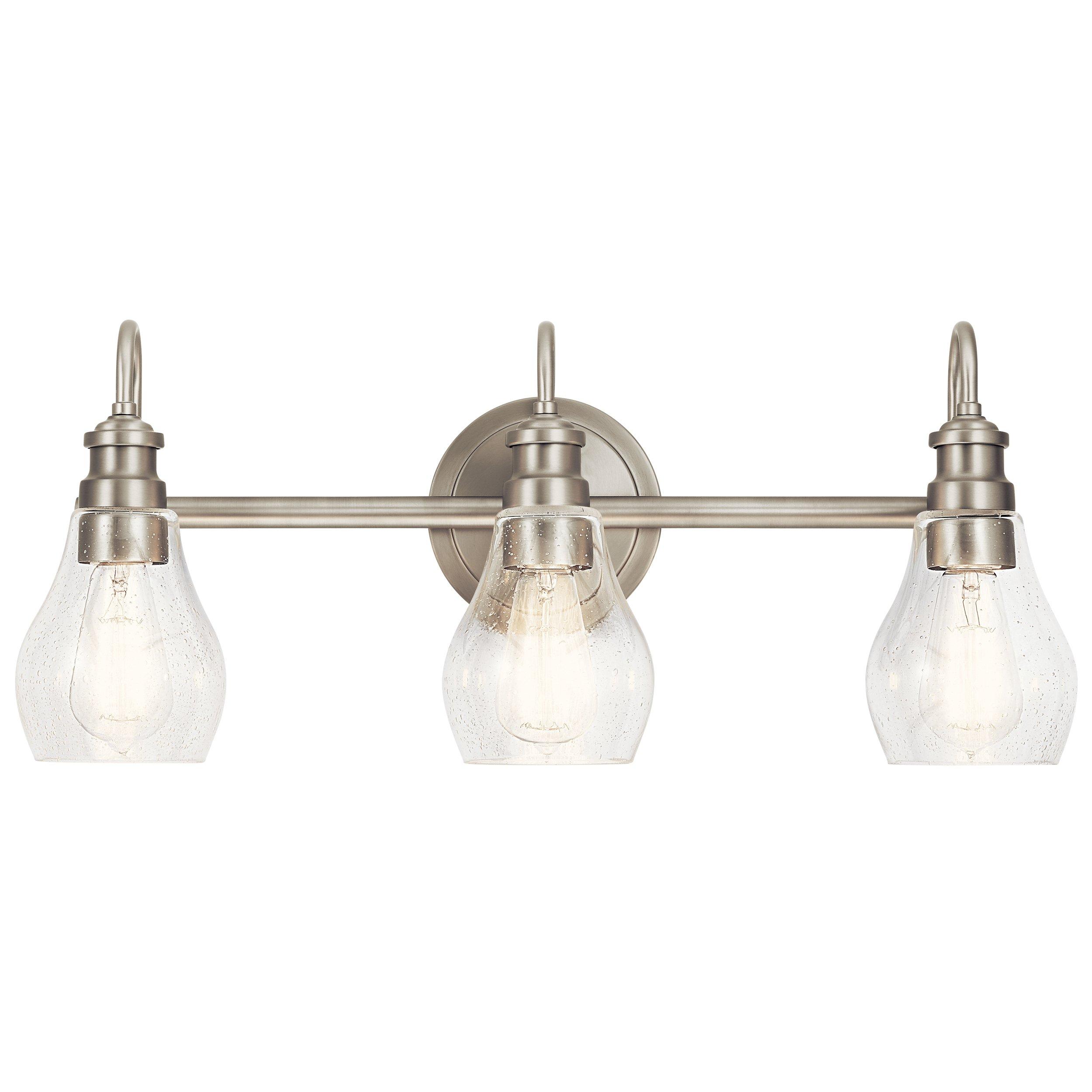 Greenbrier Brushed Nickel Triple Sconce