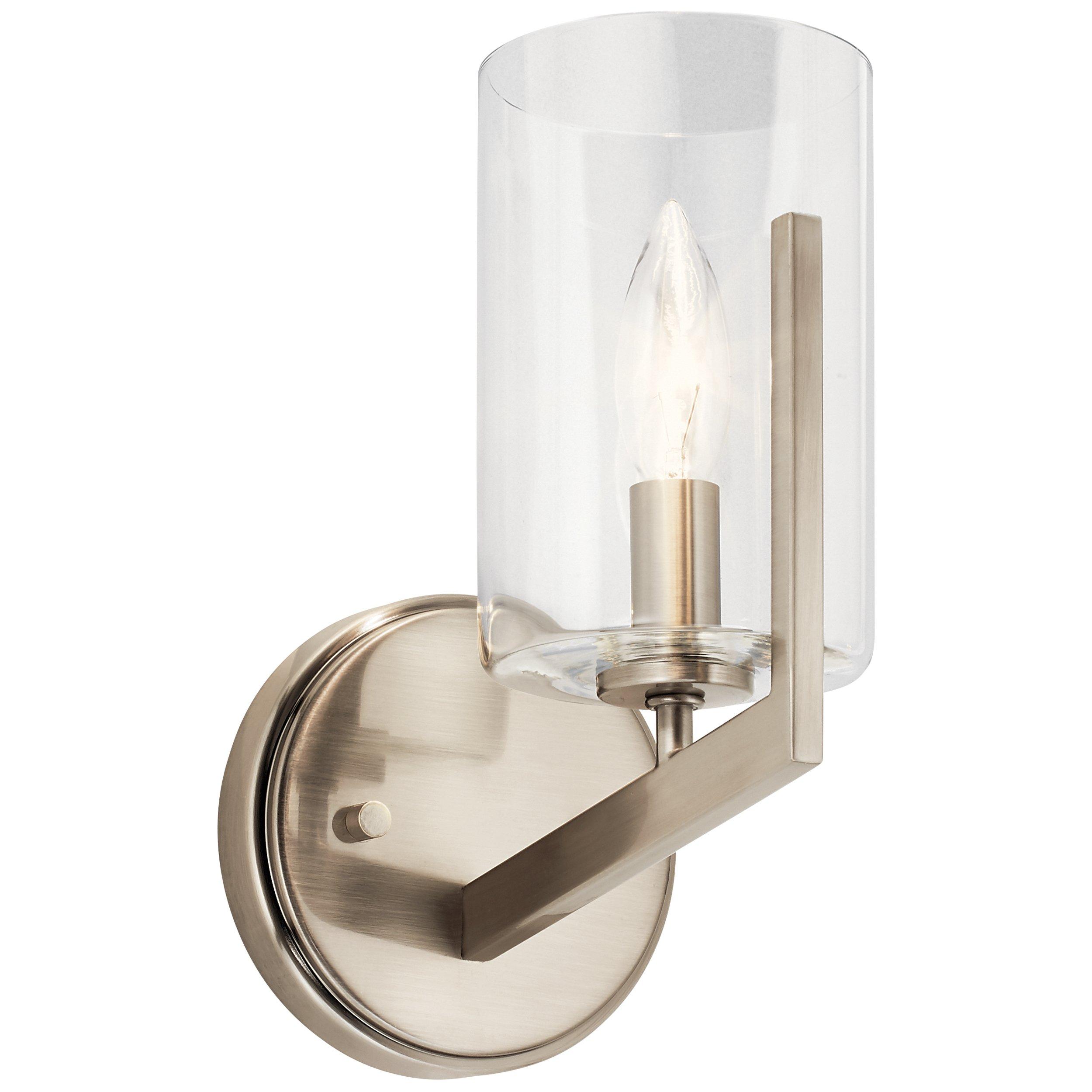 Nye Brushed Natural Bronze Single Sconce
