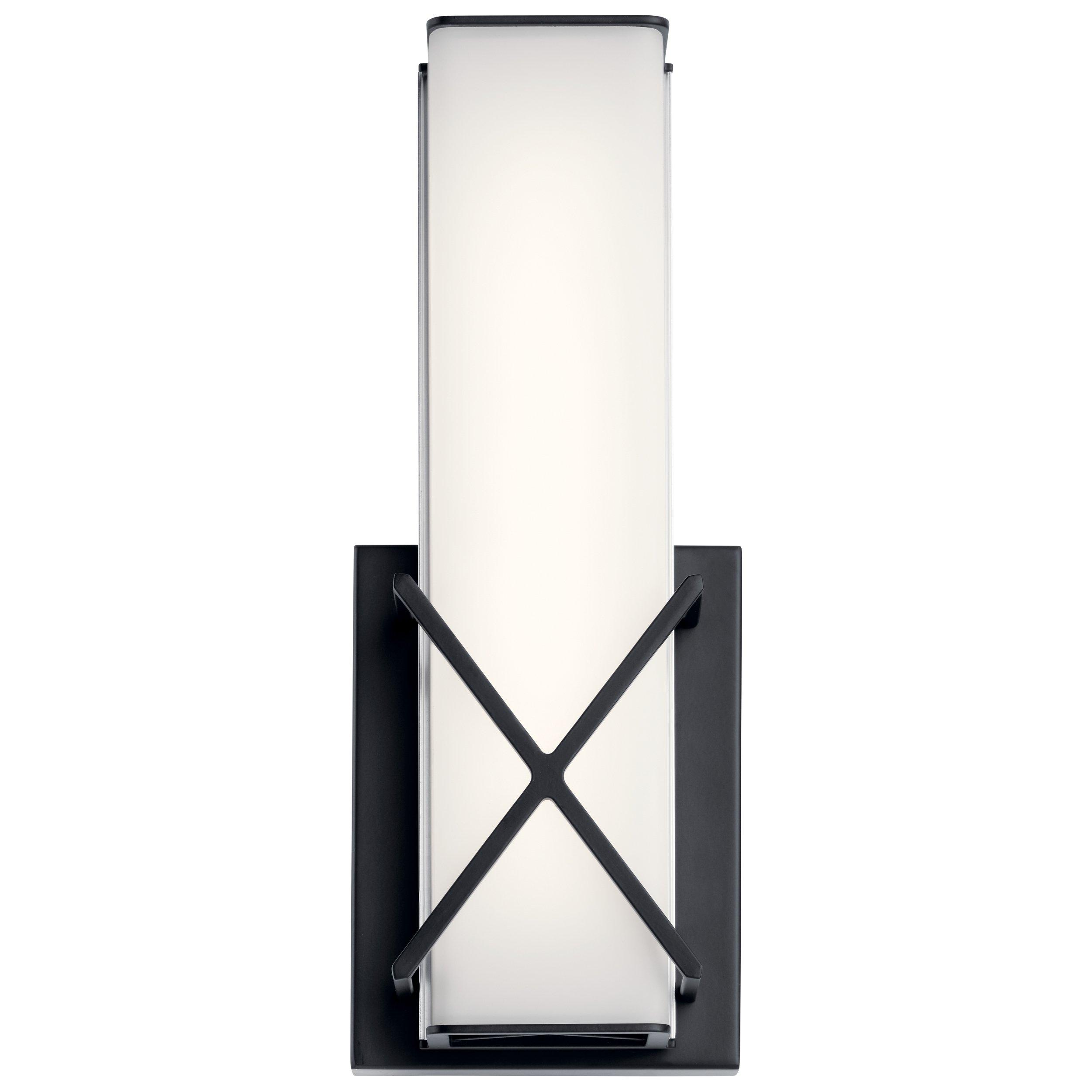 Trinsic Black LED Sconce