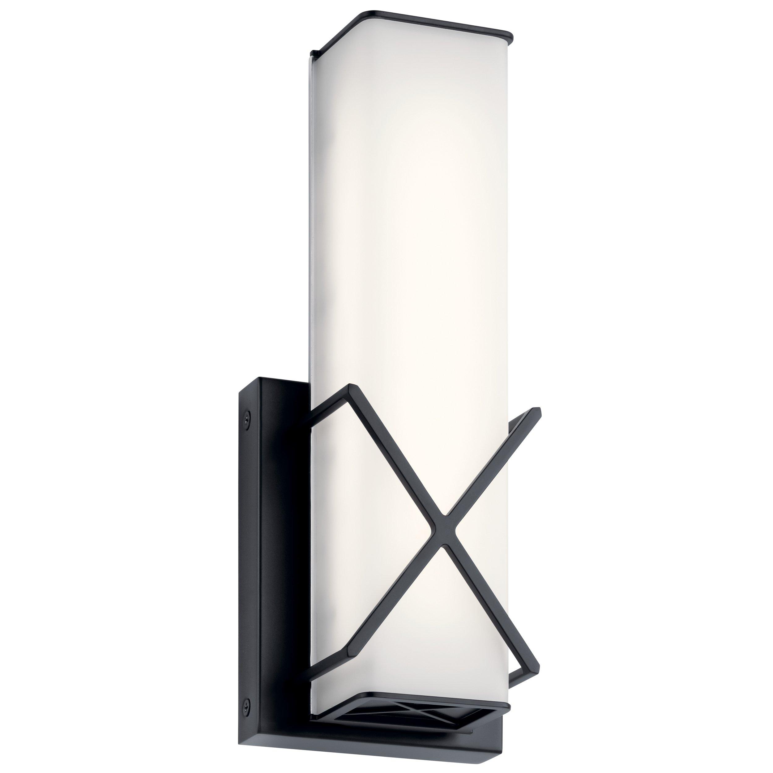 Trinsic Black LED Sconce